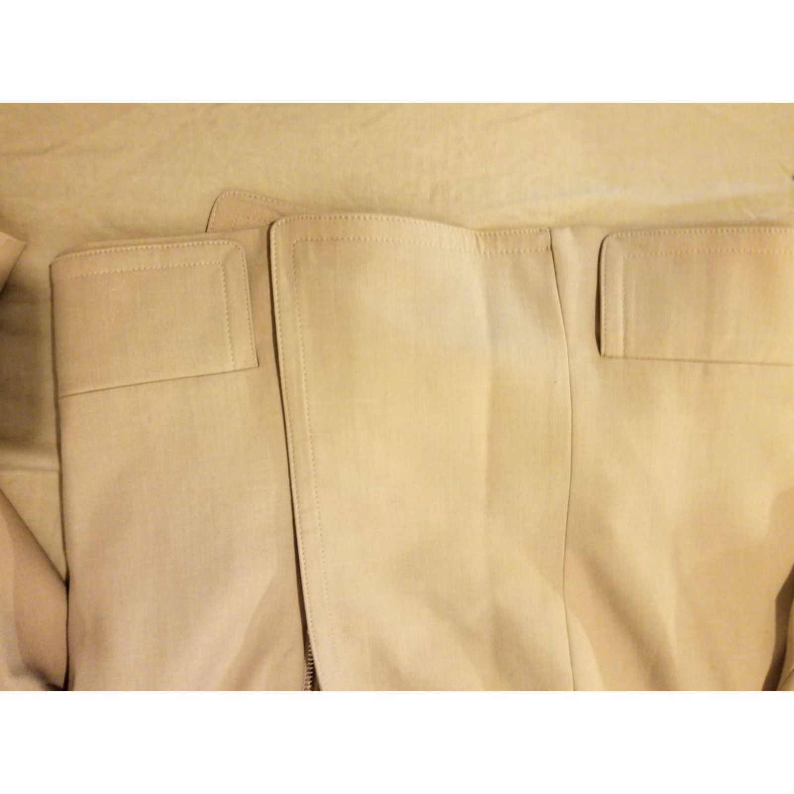 Ann Taylor VINTAGE Ann Taylor Jacket Women 6 Beige Basic Jacket Size M / US 6-8 / IT 42-44 - 3 Thumbnail
