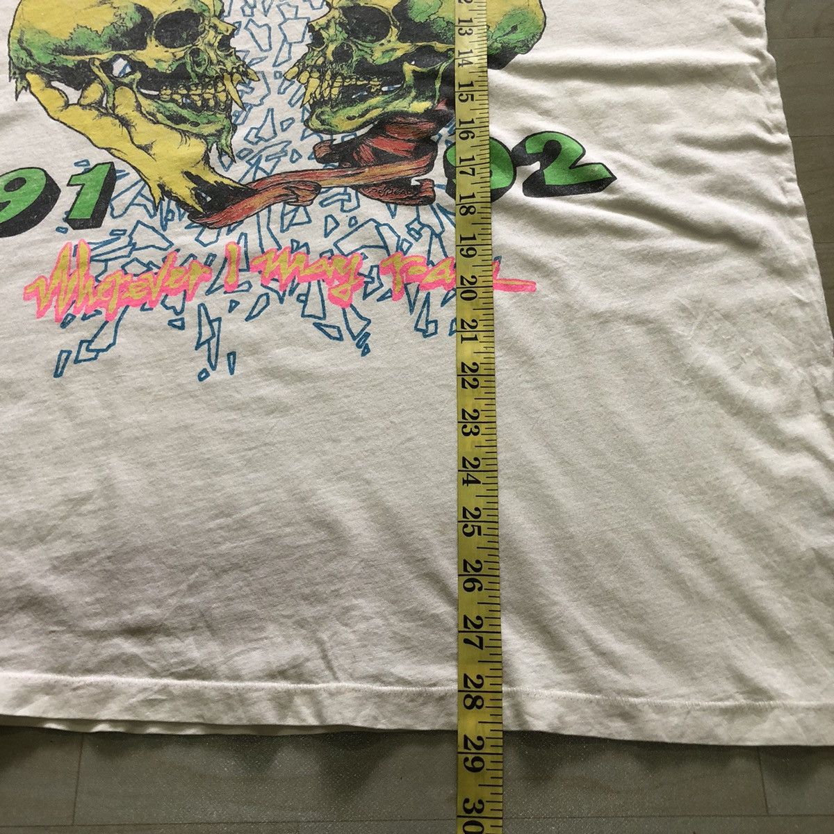 Band Tees Made in USA Repro Metallica 91/92 Tour Tee Size US XL / EU 56 / 4 - 7 Thumbnail