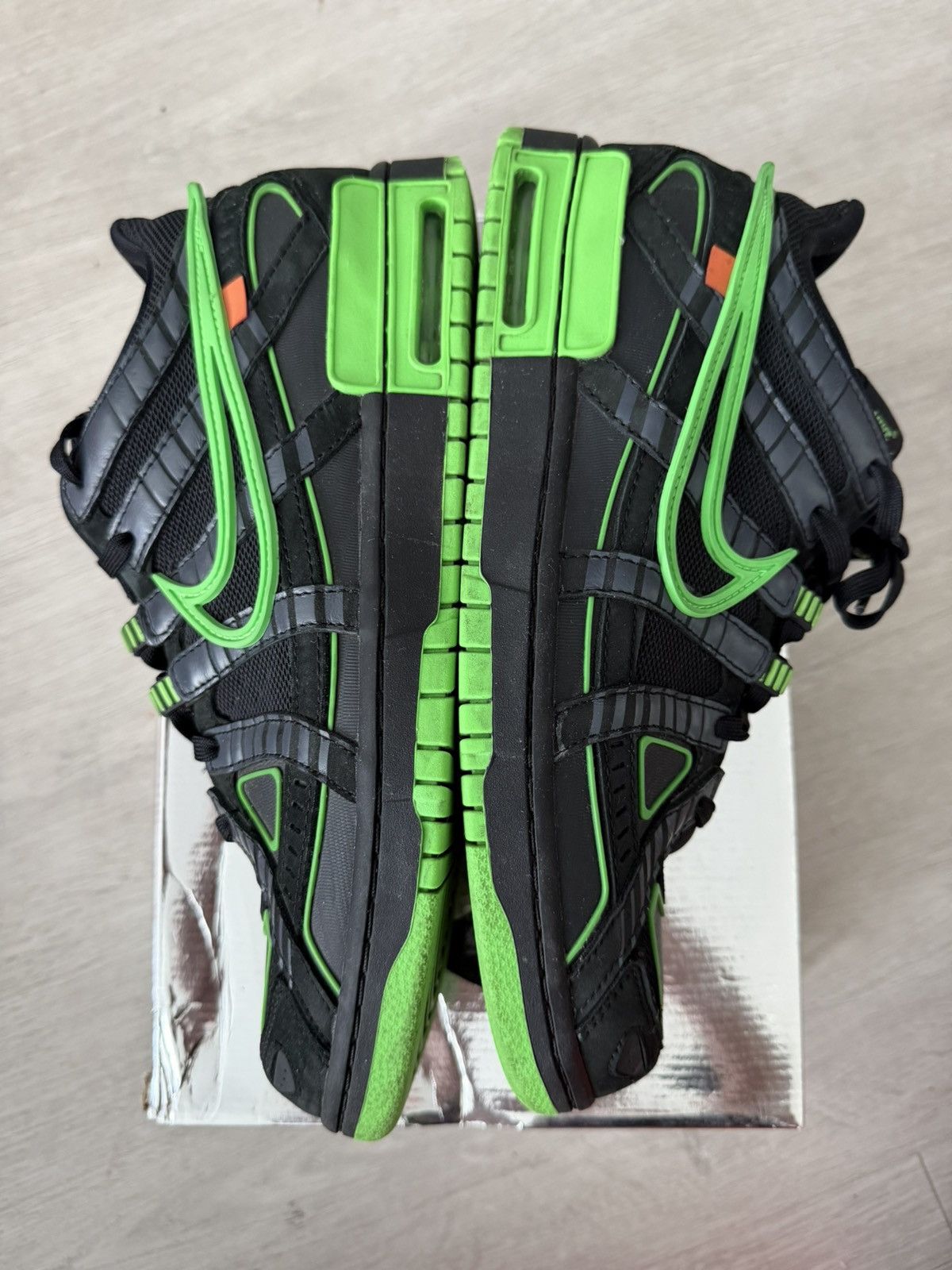 Nike × Off-White Nike Off-White x Air Rubber Dunk Green Strike Size US 11 / EU 44 - 3 Thumbnail