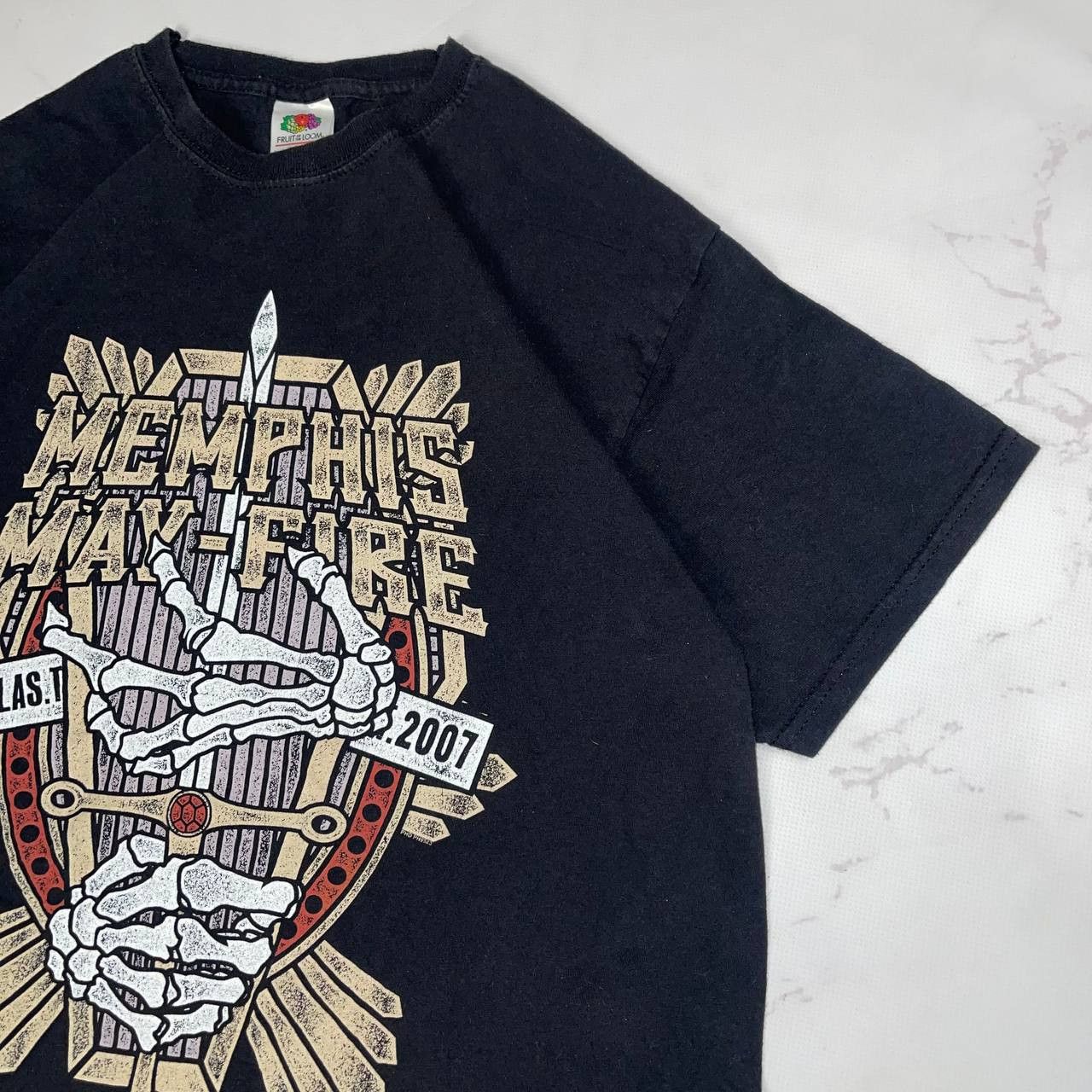 Vintage Vintge x Band Tee RARE PRINT MEMPHIS MAY FIRE DALLAS SZ M Size US M / EU 48-50 / 2 - 3 Thumbnail
