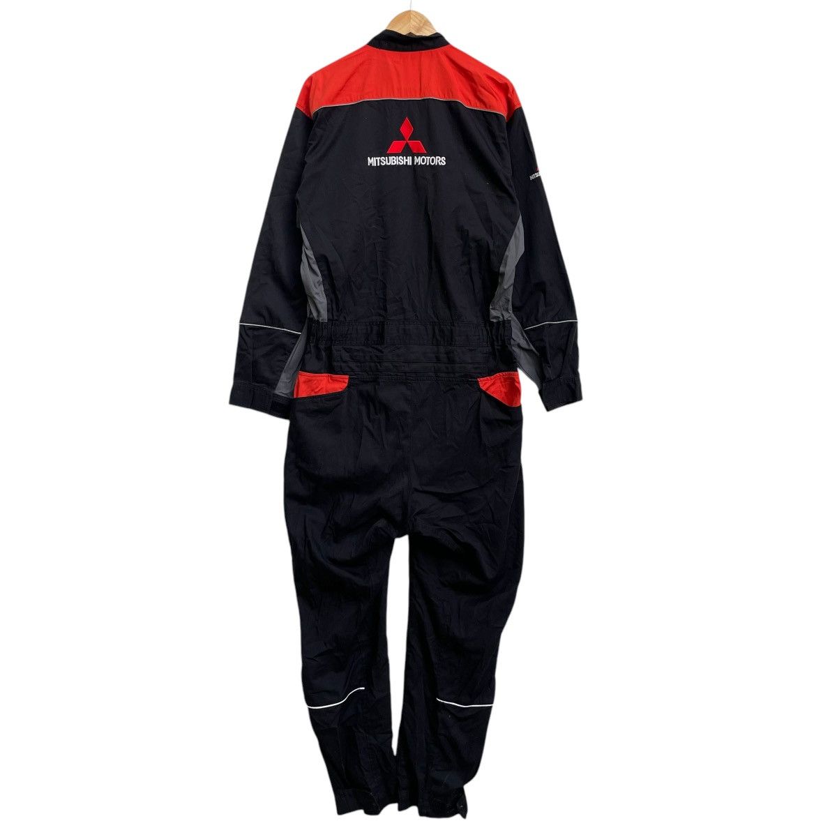 Vintage 💥Japanese Brand Mitsubishi Moto Coverall Workwear Size US 37 - 2 Thumbnail