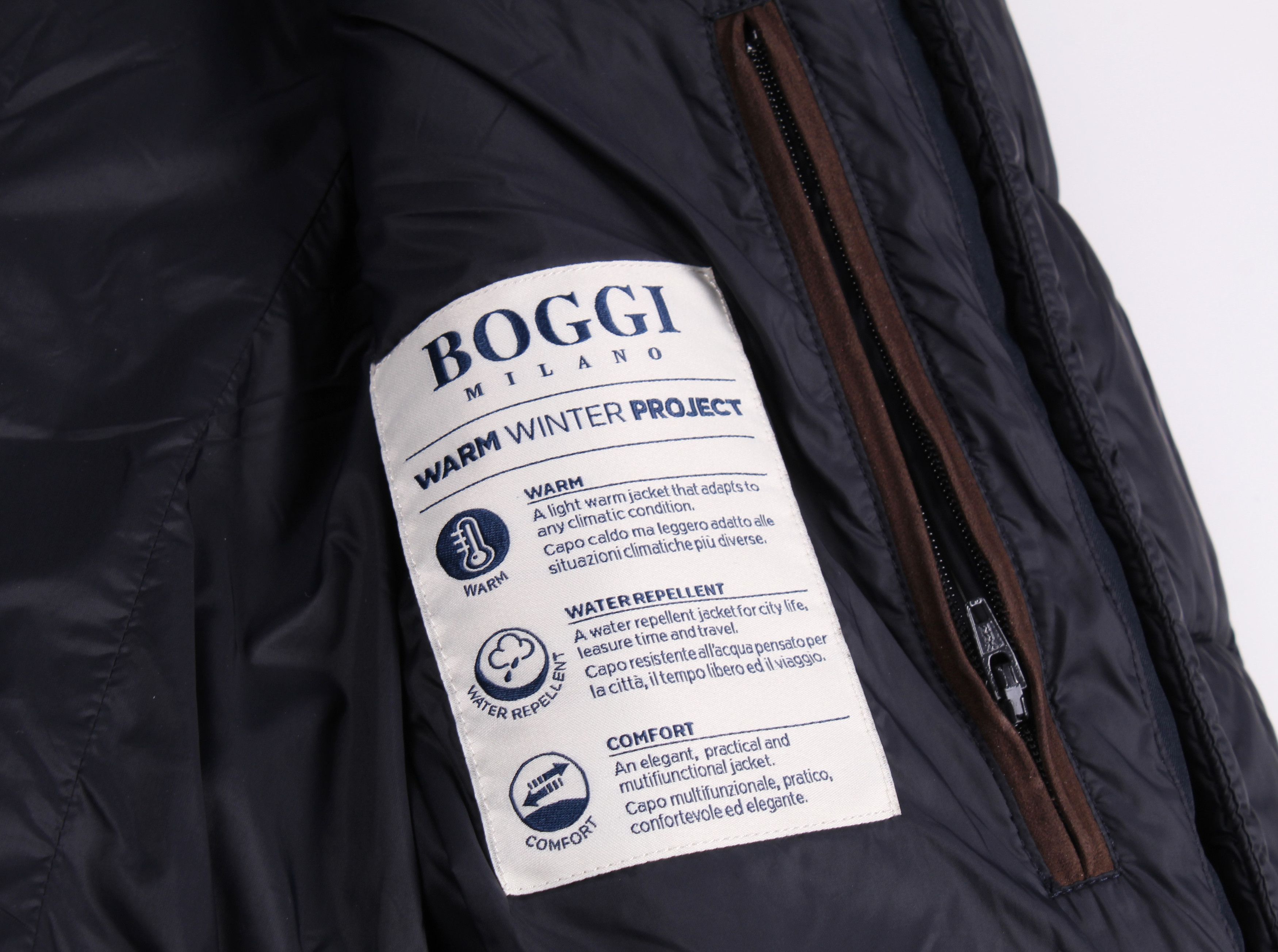 Boggi Boggi Milano Padded Warm Coat Jacket Size US S / EU 44-46 / 1 - 7 Thumbnail
