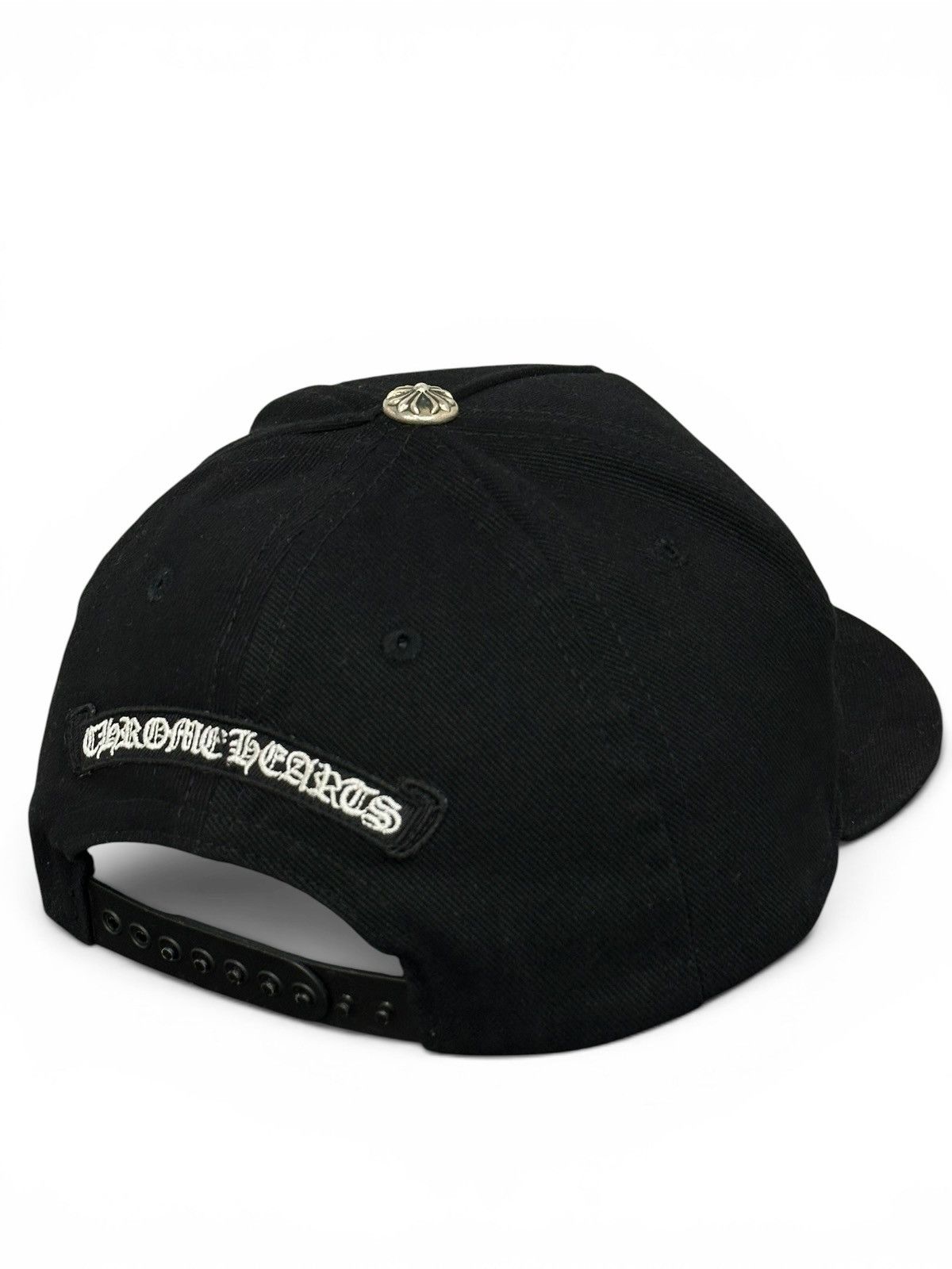 Chrome Hearts Chrome Hearts Cross Waxed Denim Baseball Cap Size ONE SIZE - 4 Thumbnail