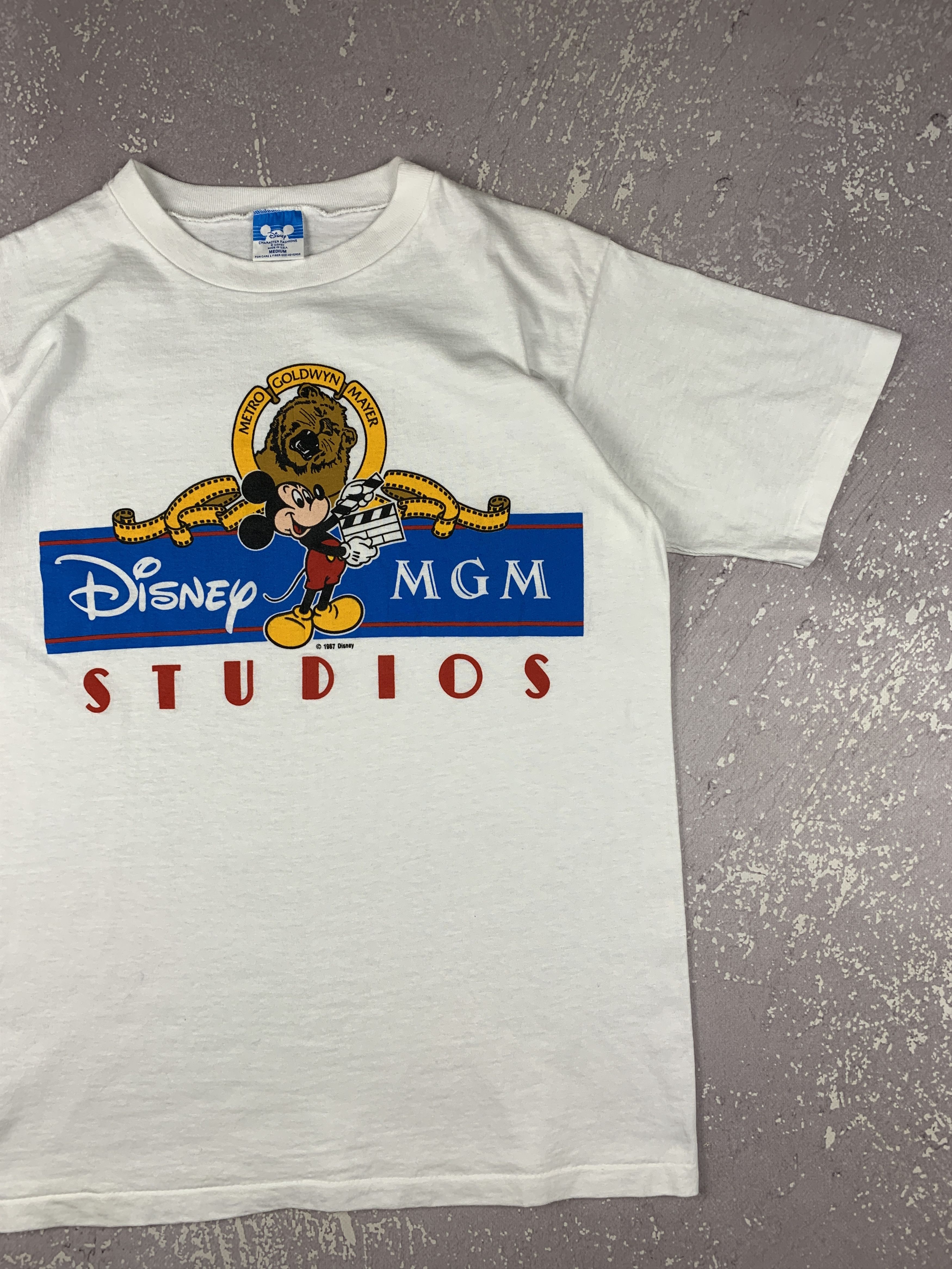 Disney × Mickey Mouse 1987 Disney MGM Mickey Promo Single Stitch Promo Shirt Size US M / EU 48-50 / 2 - 2 Thumbnail