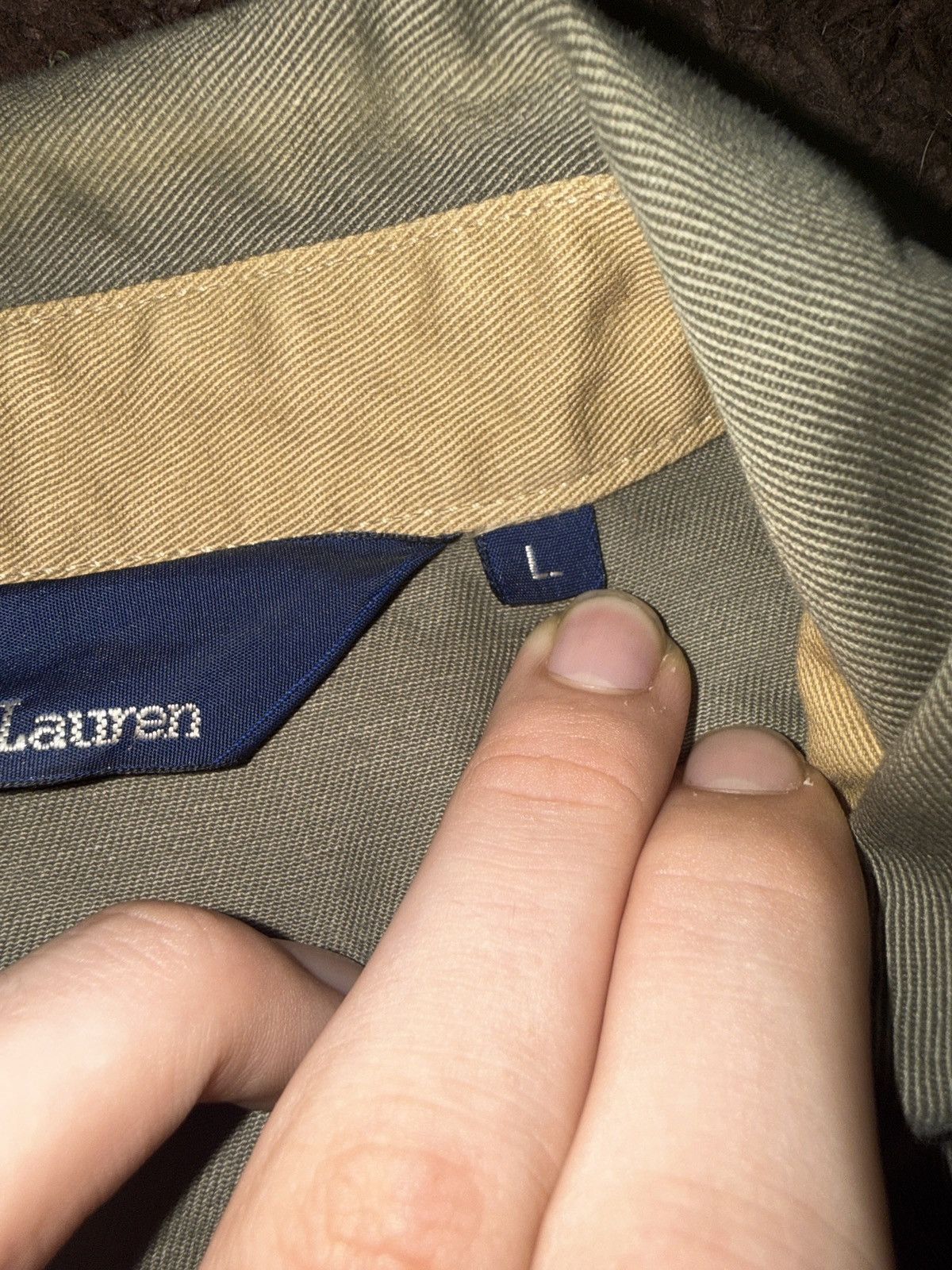 Polo Ralph Lauren Vintage Polo Ralph Lauren Olive Green Jacket Size US L / EU 52-54 / 3 - 4 Thumbnail