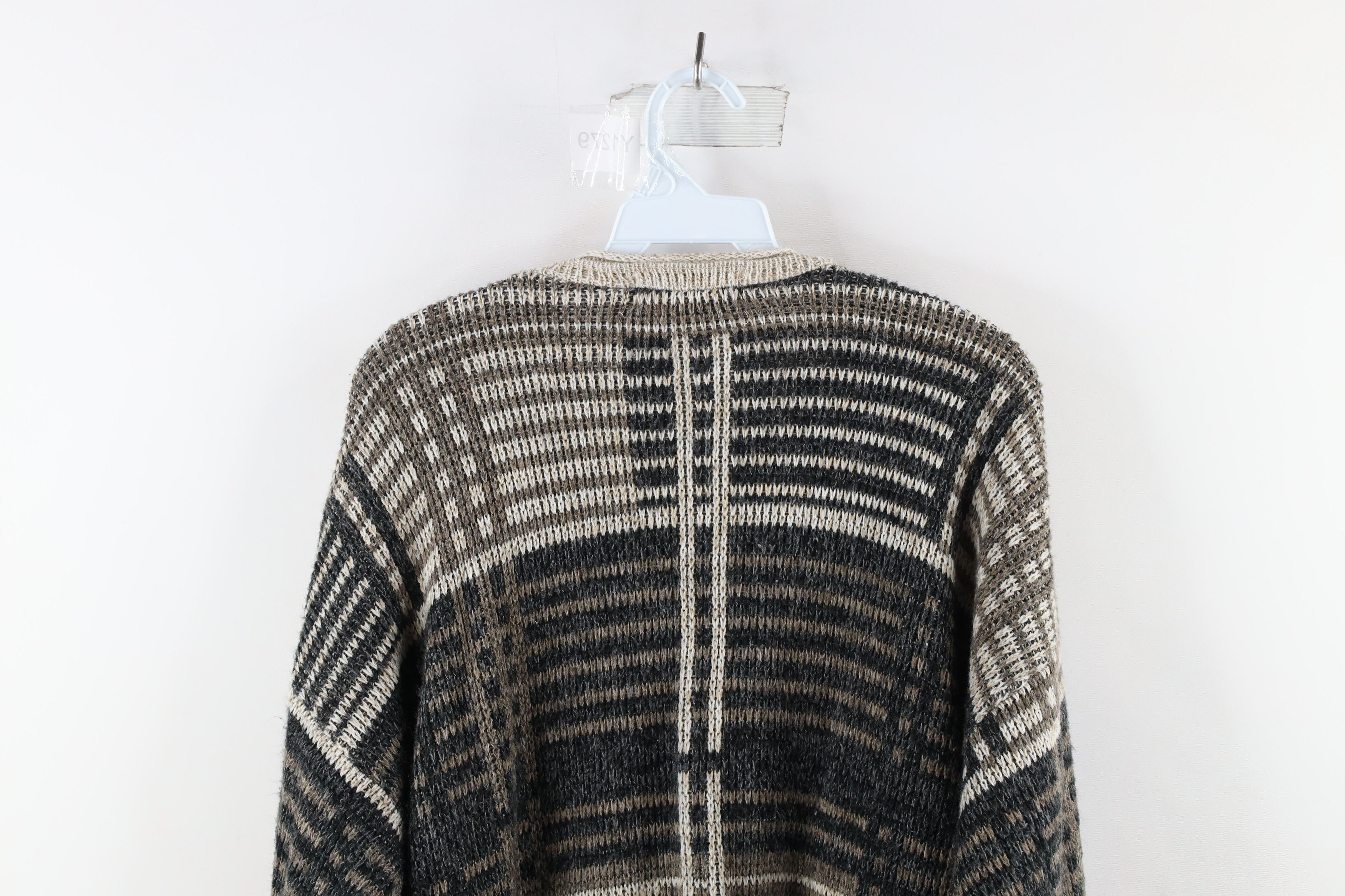 Vintage Vintage 90s Coogi Style Marled Knit Sweater Plaid USA Size US M / EU 48-50 / 2 - 6 Thumbnail