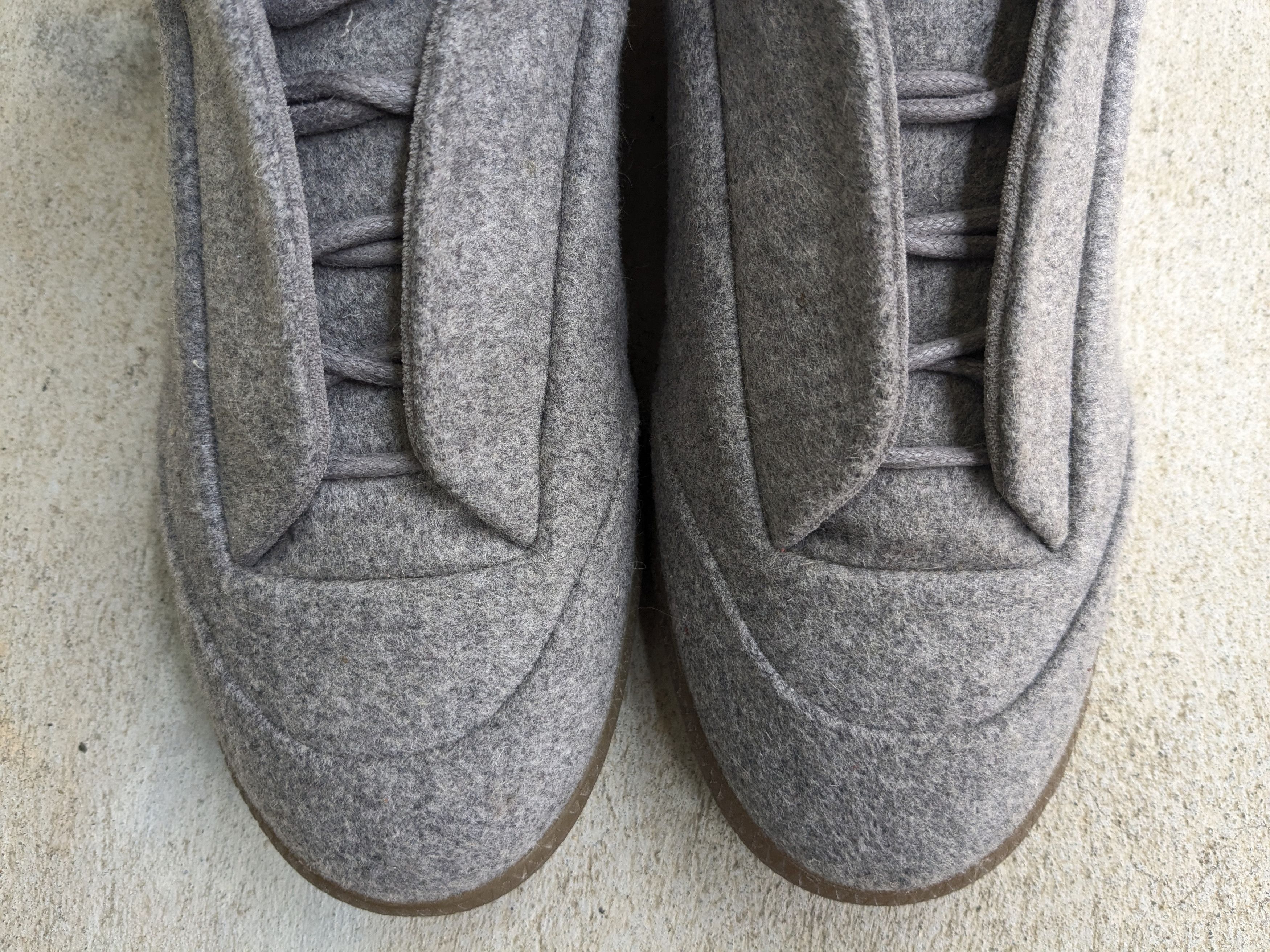 Maison Margiela Maison Margiela Future Gray 8 41 High Tops Wool Size US 8 / EU 41 - 4 Thumbnail