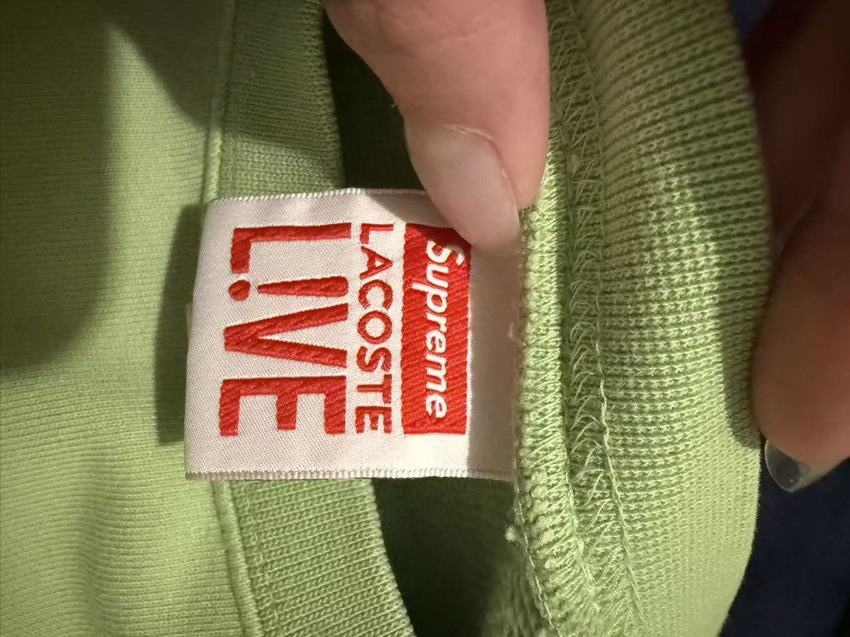 Lacoste × Supreme Supreme Lacoste crewneck 2018 Size US L / EU 52-54 / 3 - 4 Thumbnail