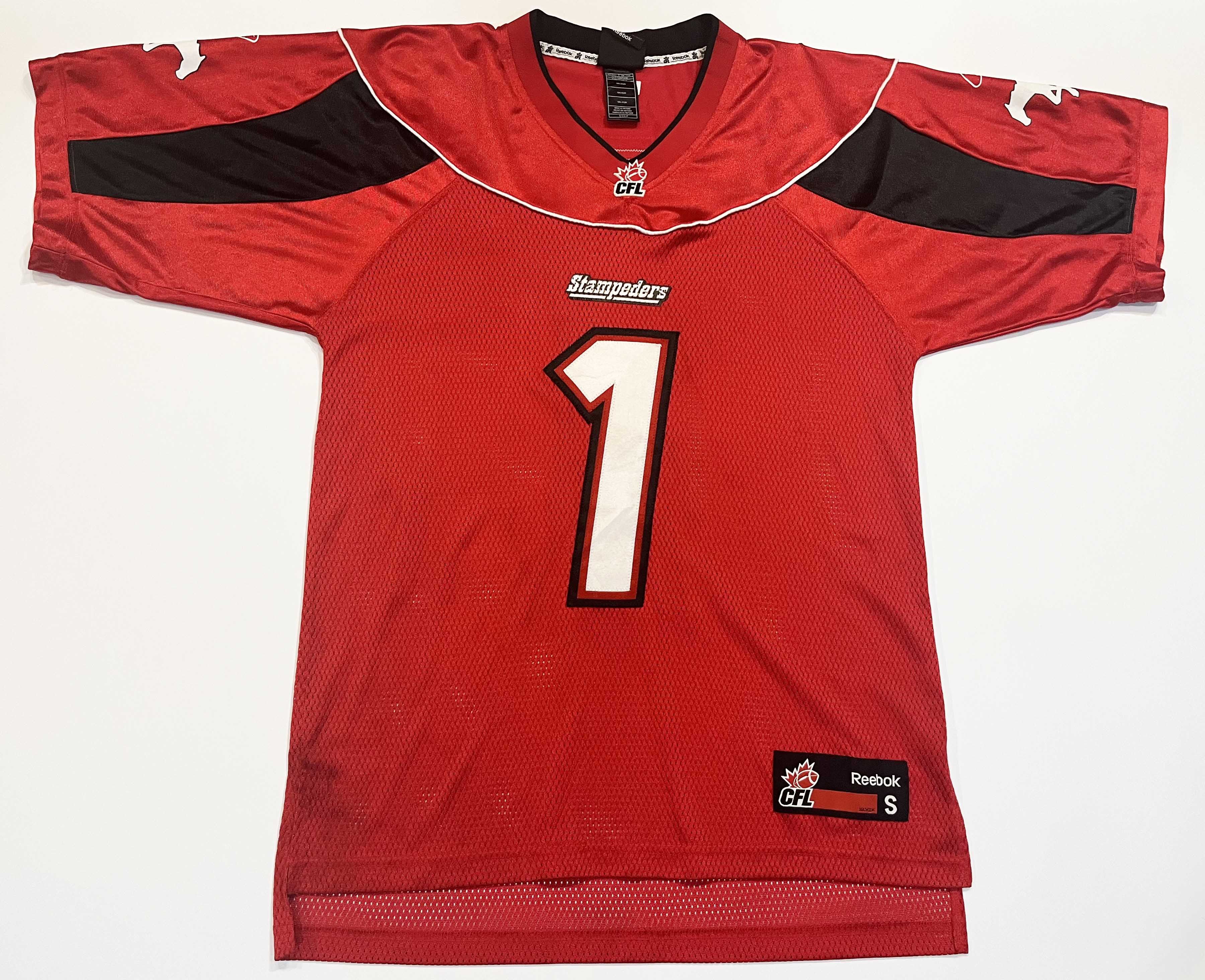 Reebok Reebok CFL Calgary Stampeders BURRIS #1 Football Jersey Size US S / EU 44-46 / 1 - 1 Thumbnail