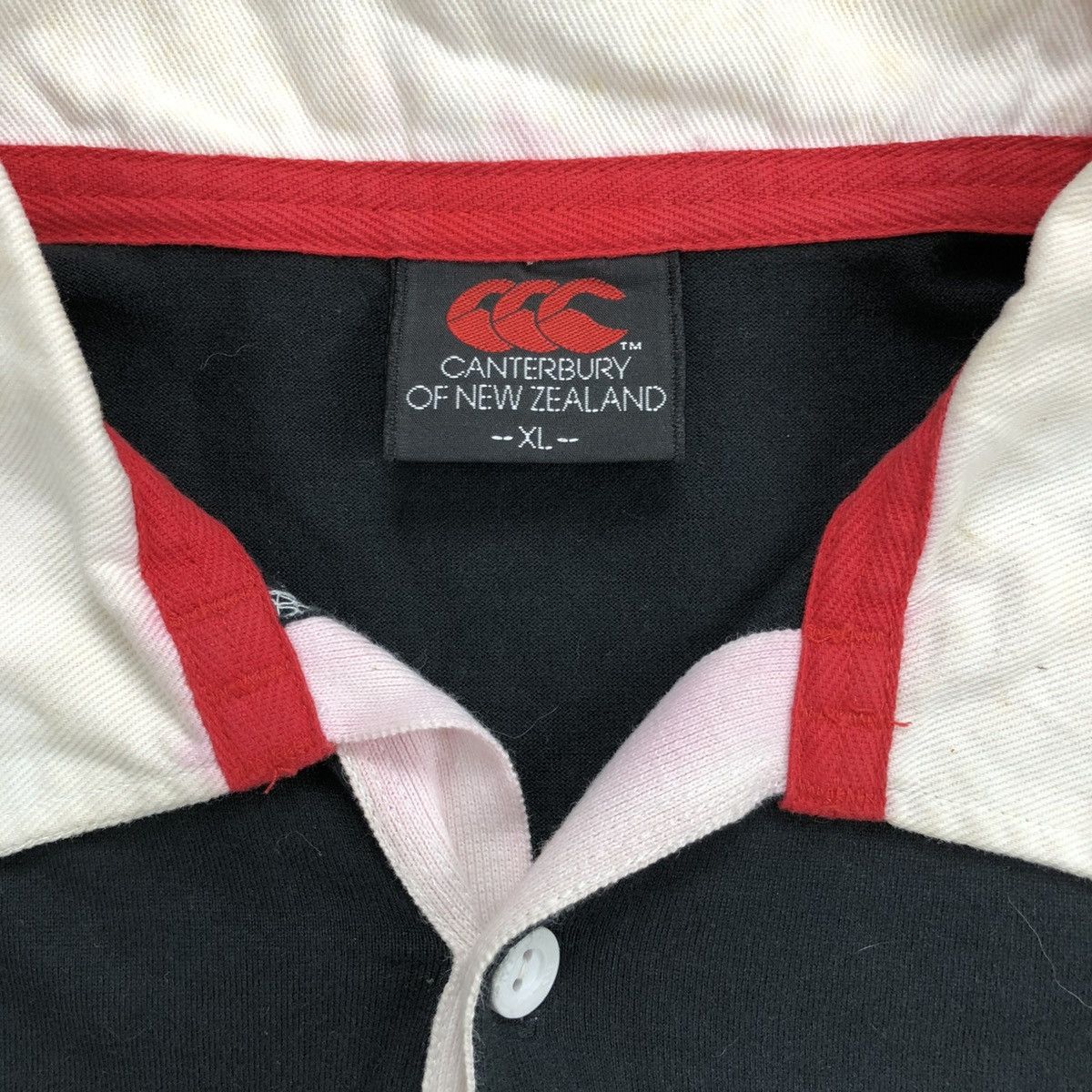 Canterbury of New Zealand Vintage Canterbury Spell Out Logo Rugby Shirt Streetweat Y2K Size US XL / EU 56 / 4 - 8 Thumbnail