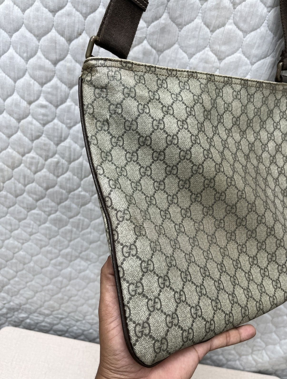 Gucci 🔥🔥🔥AUTHENTIC VINTAGE GUCCI MONOGRAM BAG Size ONE SIZE - 17 Thumbnail