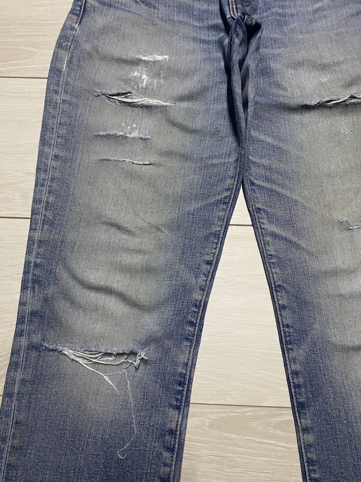 Levi's Levis 511 Y2K Faded Wash Distressed Jeans Size US 30 / EU 46 - 7 Thumbnail