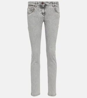 Brunello Cucinelli o1y0725 Denim Pant in Gray Size 24" / US 00 / IT 34 - 1 Thumbnail