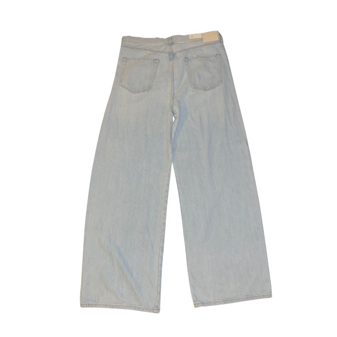 Citizens Of Humanity Brynn Drawstring High-Rise Wide Leg Denim Jeans 32 NWT Size 32" / US 10 / IT 46 - 2 Thumbnail
