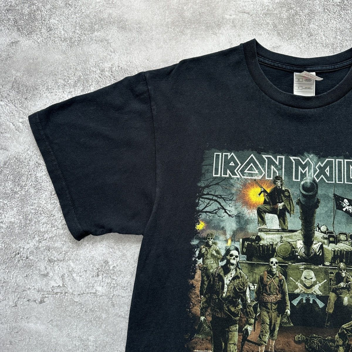 Iron Maiden Iron Maiden Vintage T-Shirt A Matter of Life and Death 2006 Size US L / EU 52-54 / 3 - 2 Thumbnail