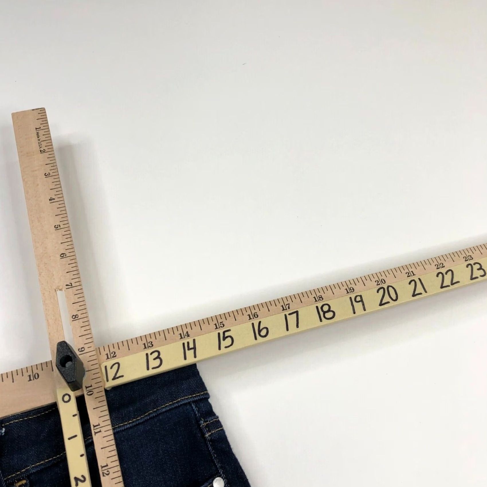 Athleta VINTAGE Athleta Sculptek 4T TALL Jeans Mid Rise Stretch Denim Raw Hem Skinny 28W 26L 5-Pocket Womens Girls Mens Size 27" / US 4 / IT 40 - 6 Thumbnail