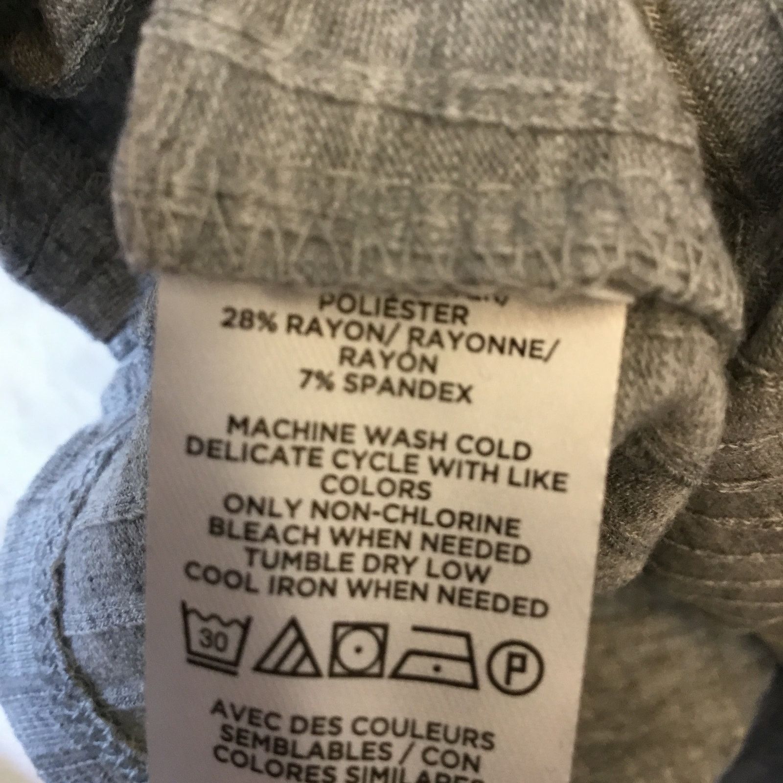 Loft LOFT Gray Double V Cami Size XS / US 0-2 / IT 36-38 - 7 Thumbnail