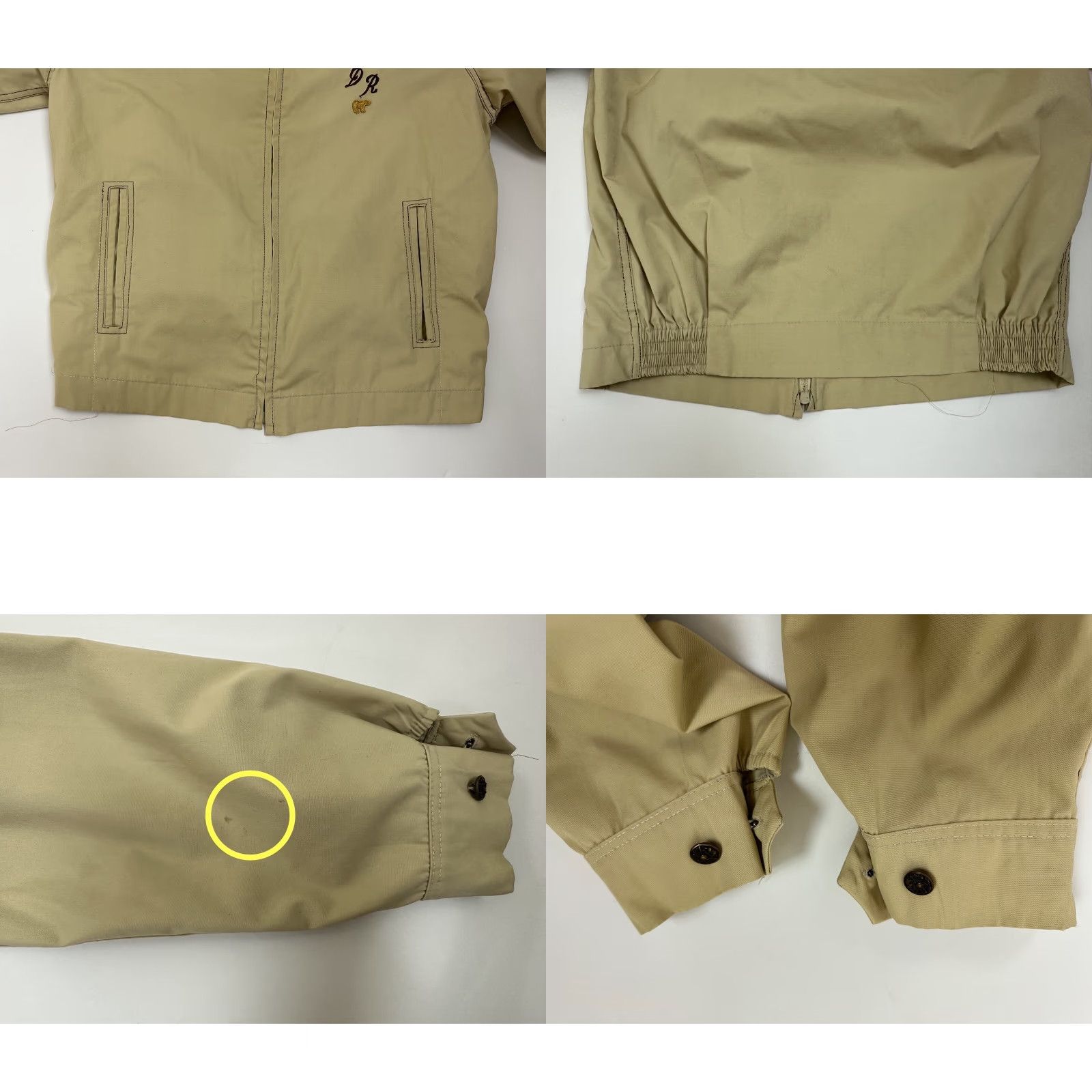 Etro VINTAGE Jack Nicklaus Gleneagles Jacket Men 40 M Beige Cotton Blend Zip Full Zip Pockets Casual Retro 80s 90s Hipster DR Monogrammed Mens Size US M / EU 48-50 / 2 - 9 Thumbnail