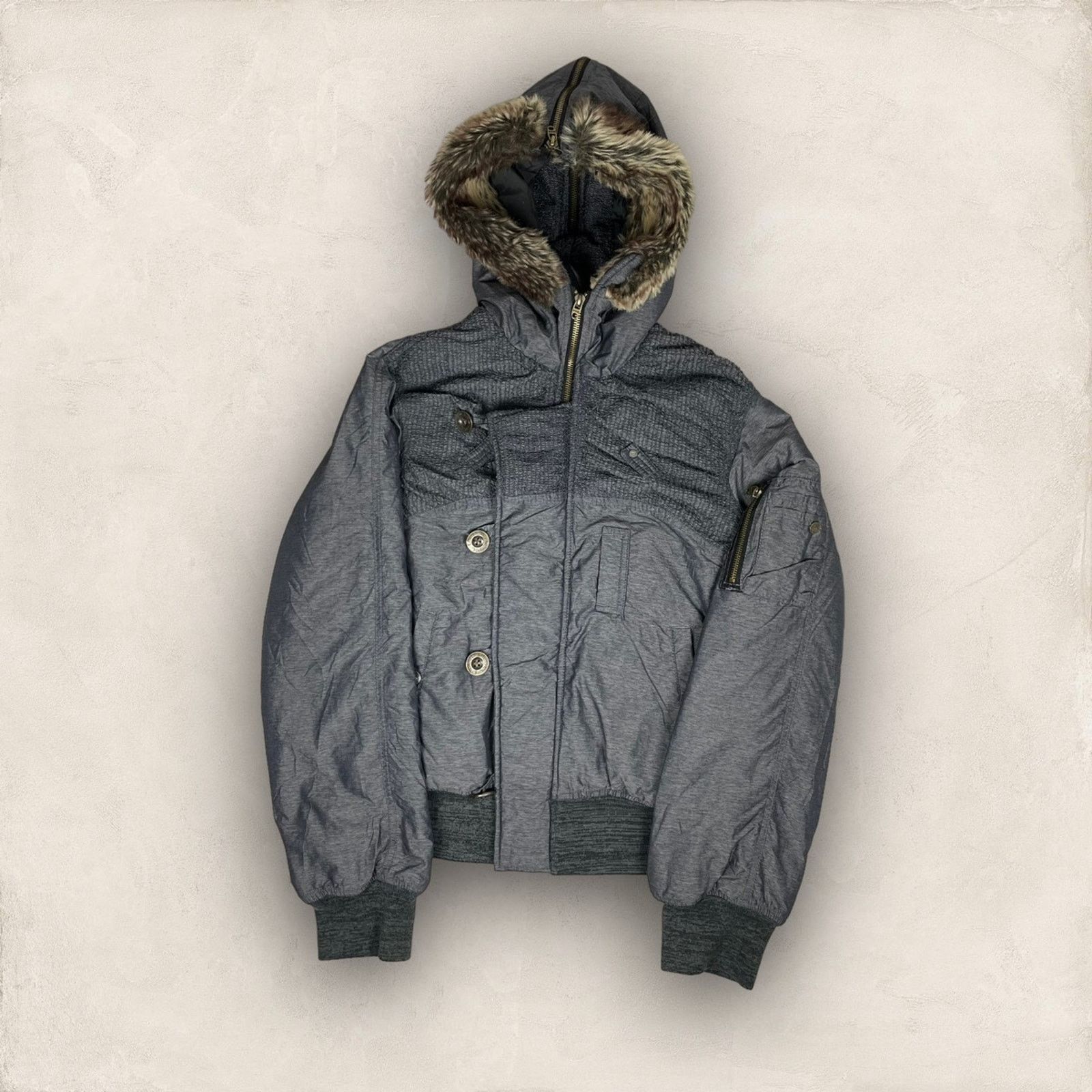Diesel × Diesel Black Gold Diesel Down Jacket Size L / US 10 / IT 46 - 1 Thumbnail