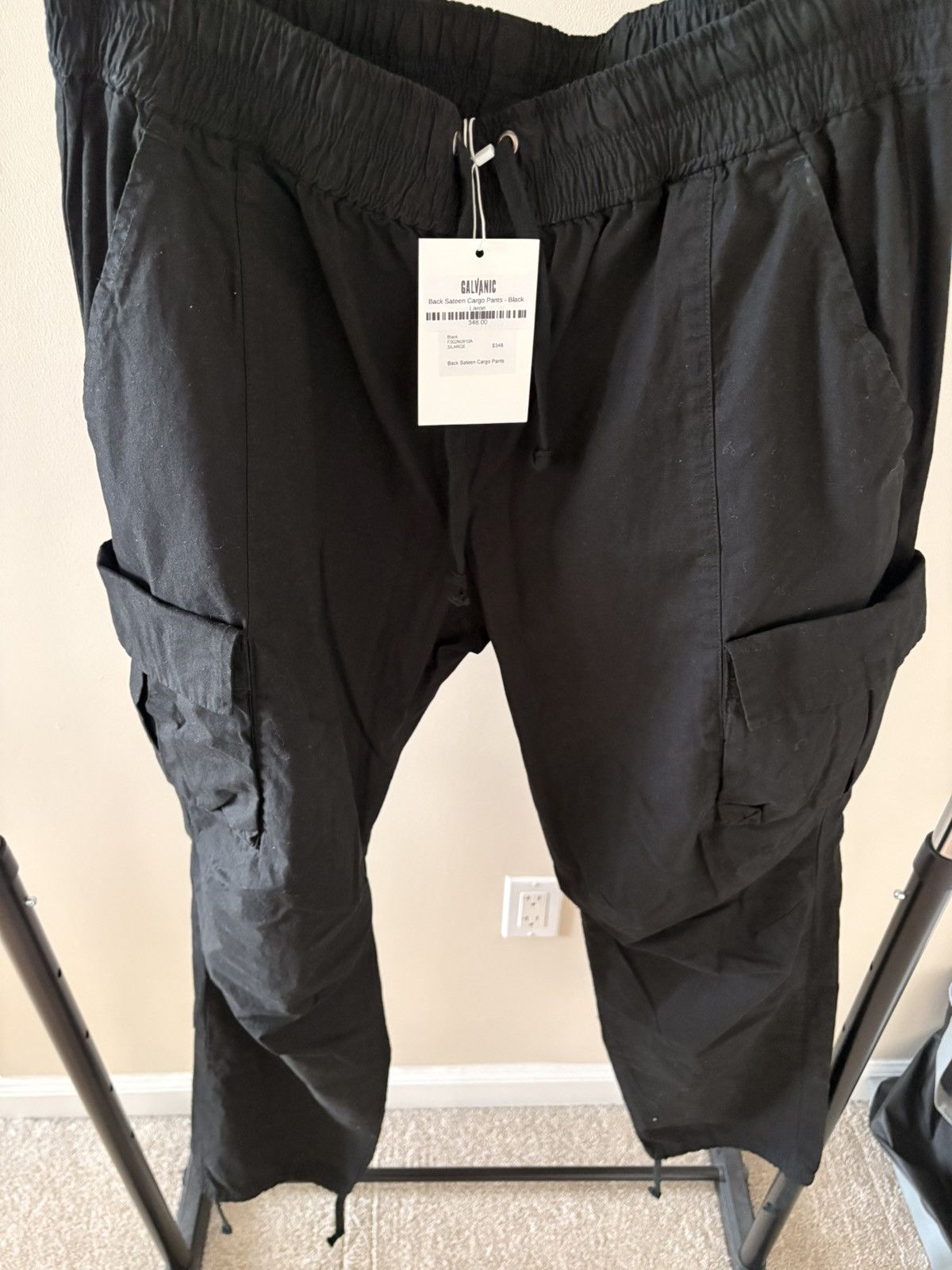 John Elliott BACK SATEEN CARGO PANTS Size US 32 / EU 48 - 4 Thumbnail