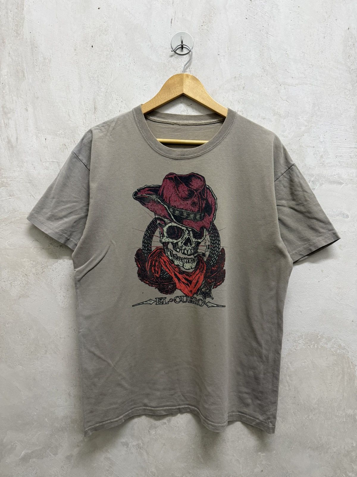 Vintage 2000s El Cuero Cowboy Distressed Tees Size US L / EU 52-54 / 3 - 1 Thumbnail