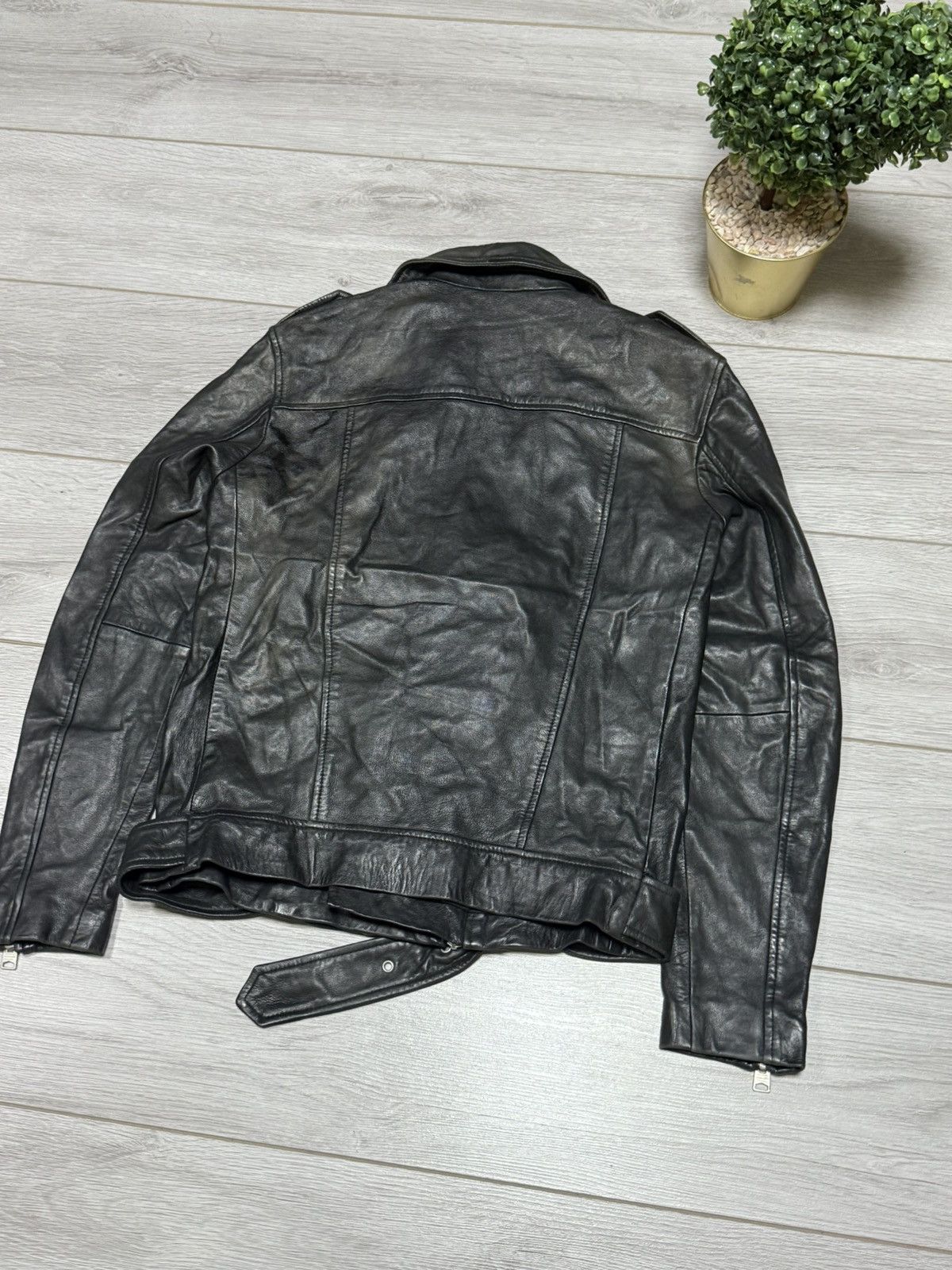 Allsaints Allsaints Kahawa biker leather zip jacket Size US S / EU 44-46 / 1 - 12 Thumbnail