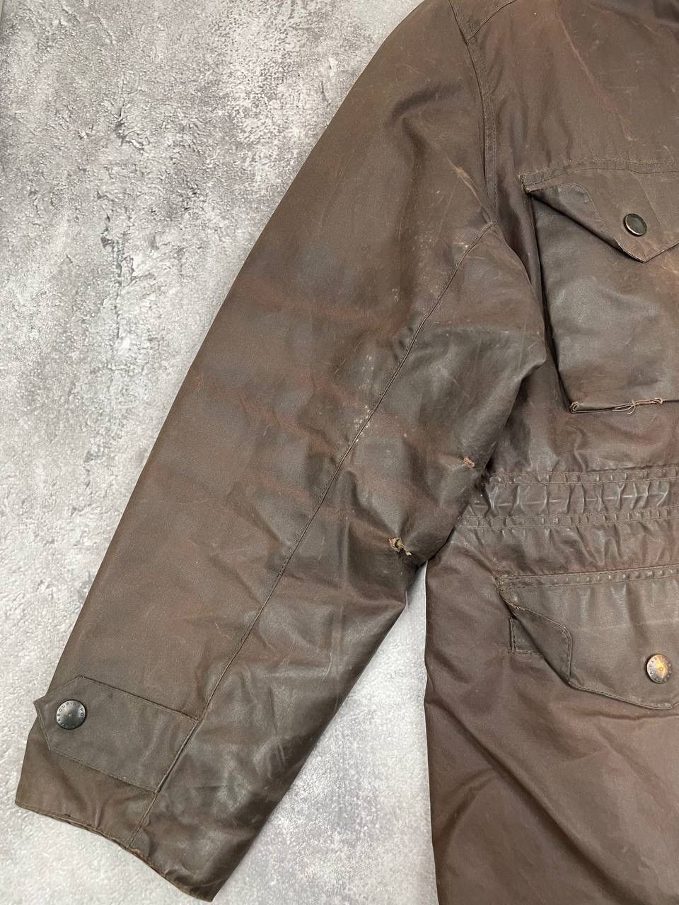 Barbour Barbour Mens Vintage Waxed Jacket Brown Size XL Size US XL / EU 56 / 4 - 4 Thumbnail