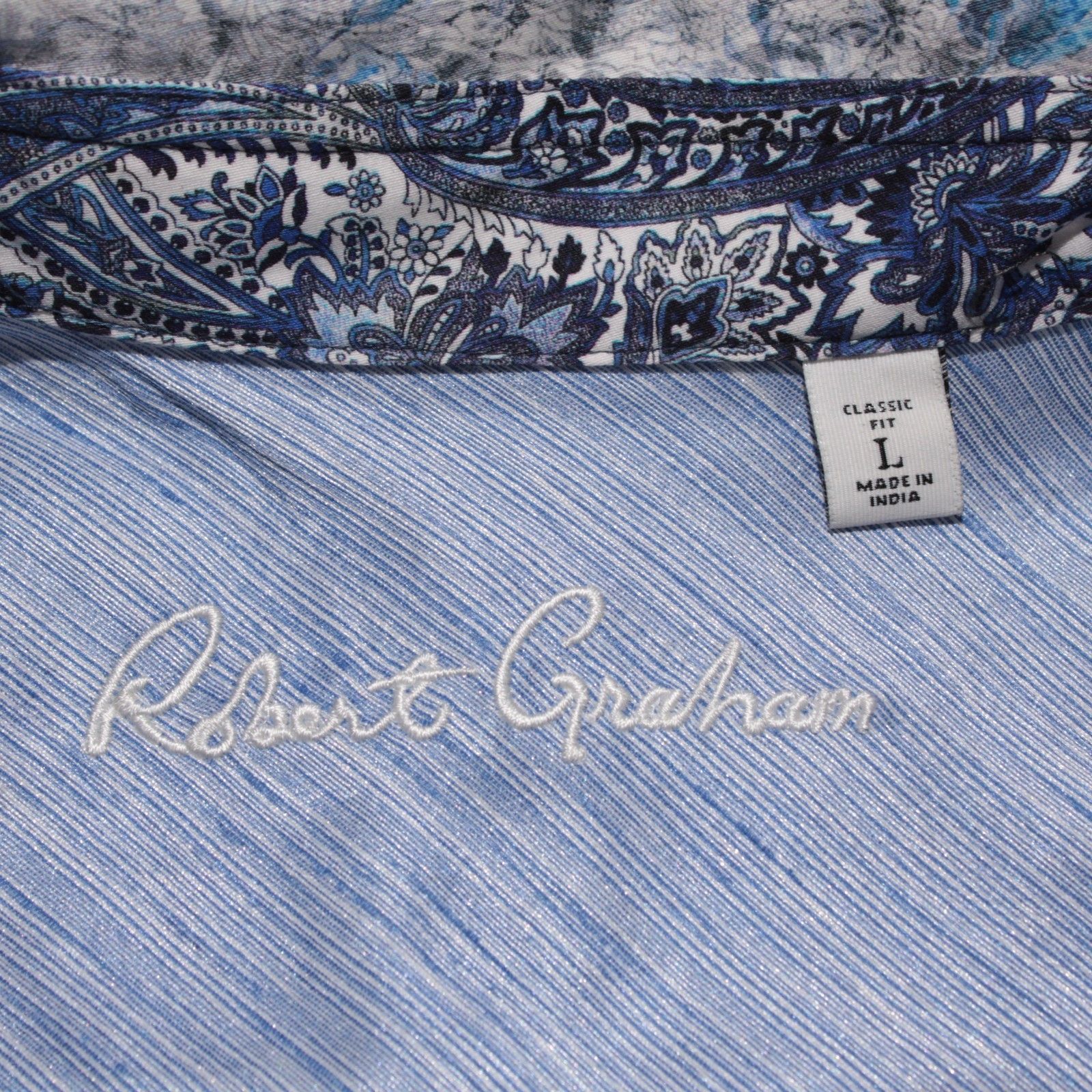 Robert Graham Robert Graham New with tags Shirt Size L US In Blue Size US L / EU 52-54 / 3 - 3 Thumbnail