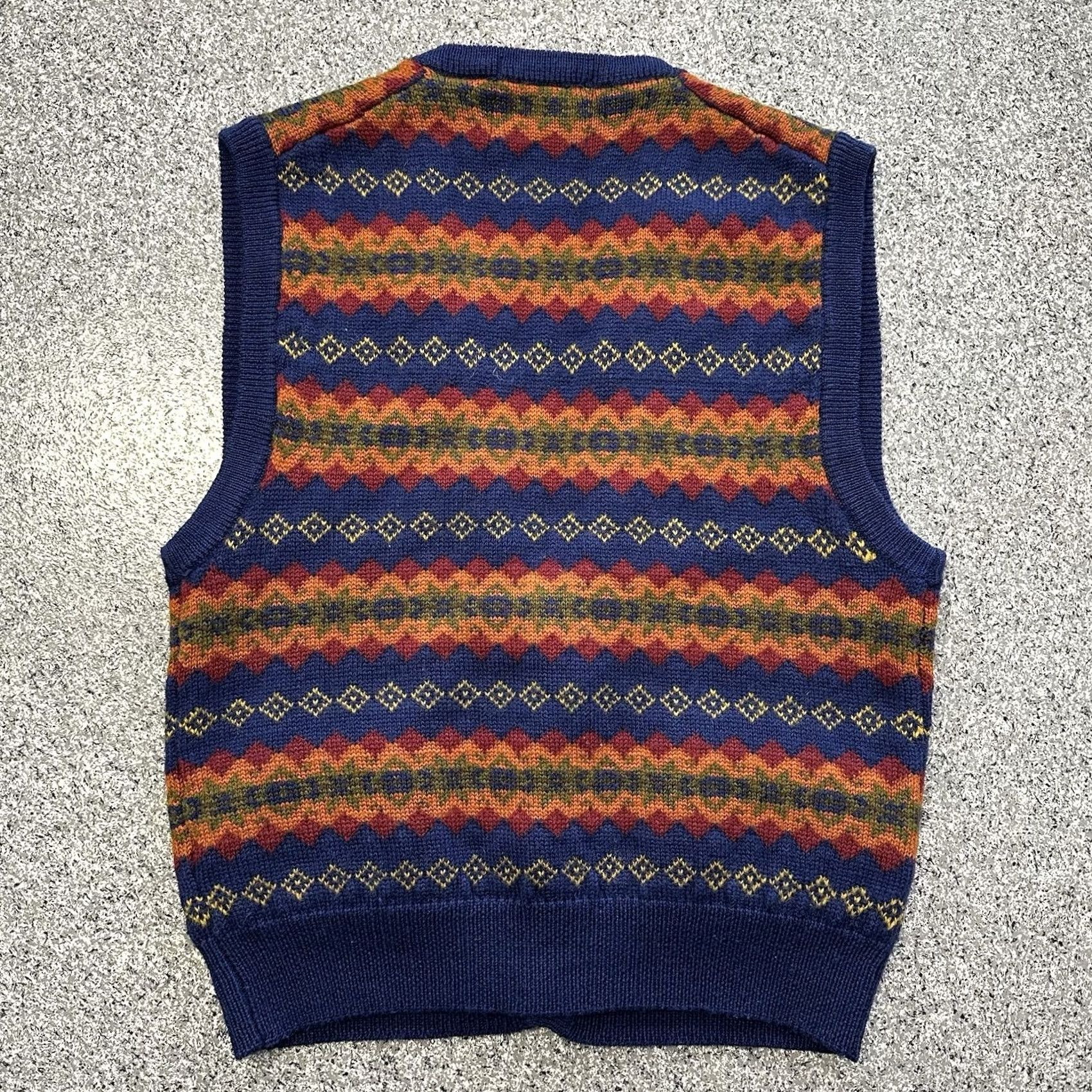Vintage VINTAGE River Trader Merino Wool Sweater Vest Womens L Southwest Aztec Button Up Vest Size L / US 10 / IT 46 - 6 Thumbnail