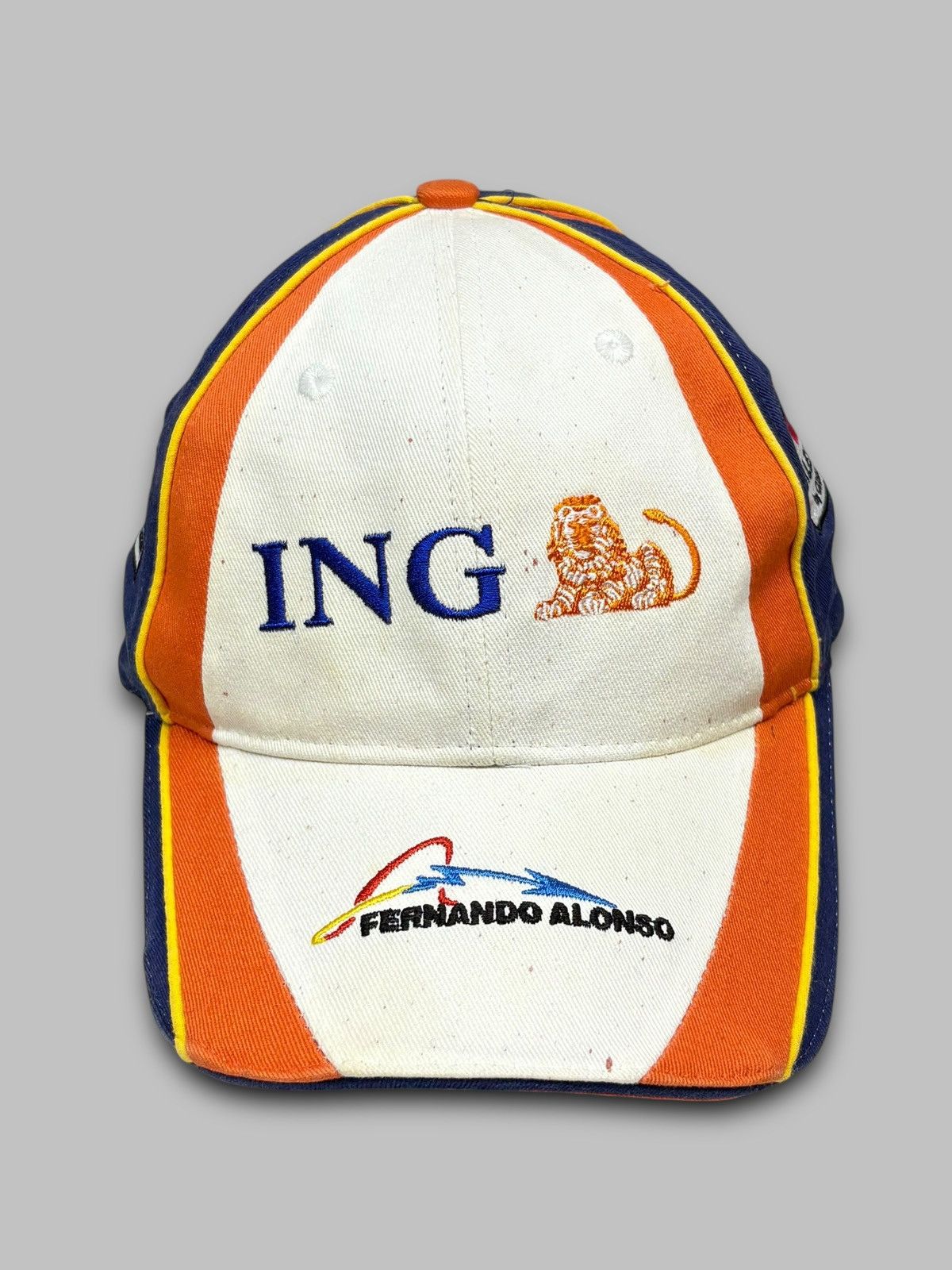 Formula 1 🔥 VINTAGE RENAULT TEAM F1 FERNANDO ALONSO Y2K RACING CAP Size ONE SIZE - 4 Thumbnail