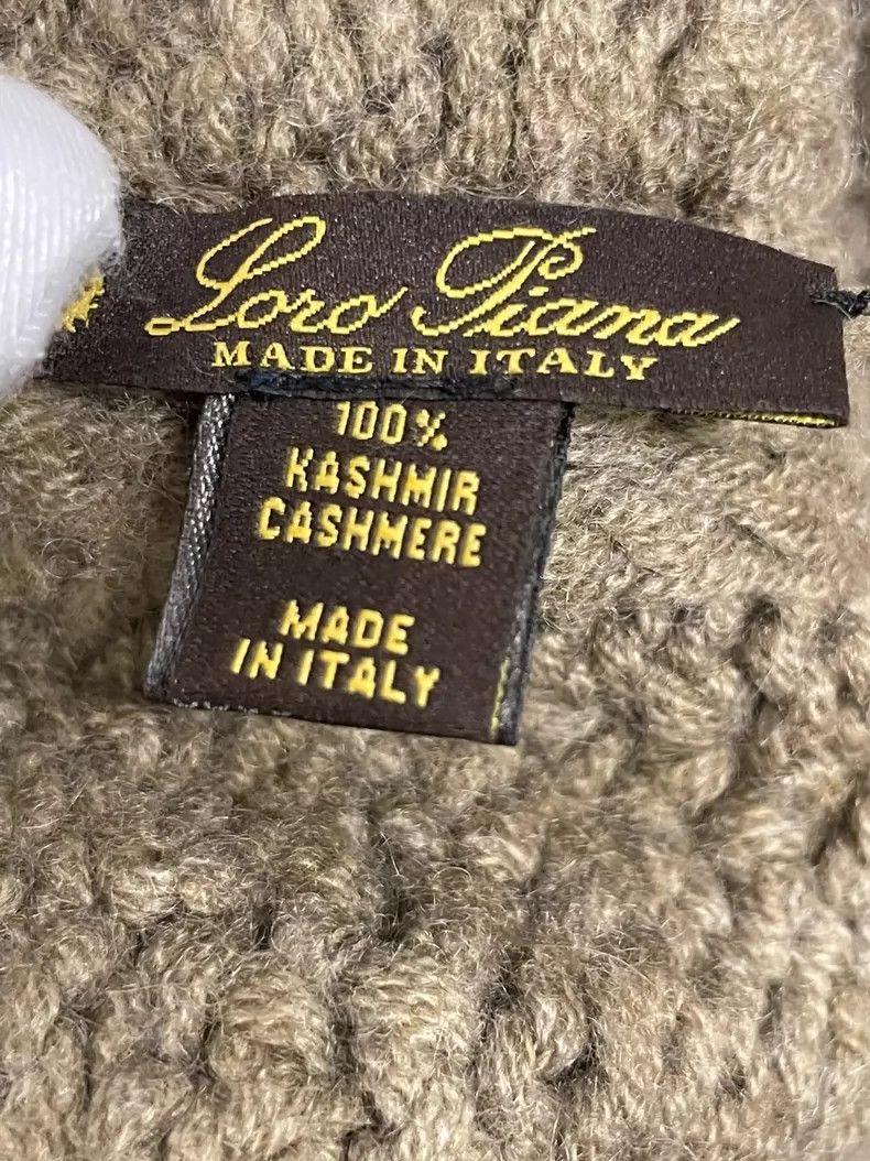 Loro Piana LORO PIANA Kakishay cashmere high collar irregular cloak Size S / US 4 / IT 40 - 8 Thumbnail