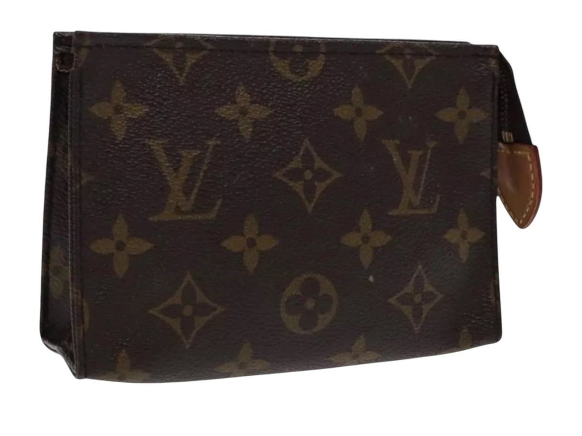 Louis Vuitton LOUIS Vuitton Monogram Pochette Toilettry Canvas Pouch EUC Size ONE SIZE - 1 Thumbnail