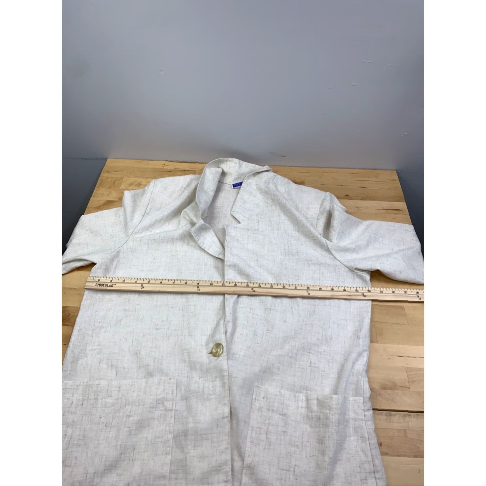 Vintage VINTAGE Cape Cod Sportswear Blazer Womens 16 Beige Casual 1990s Suit Jacket/Blazer USA 11214 Size XXL / US 16-18 / IT 52-54 - 7 Thumbnail
