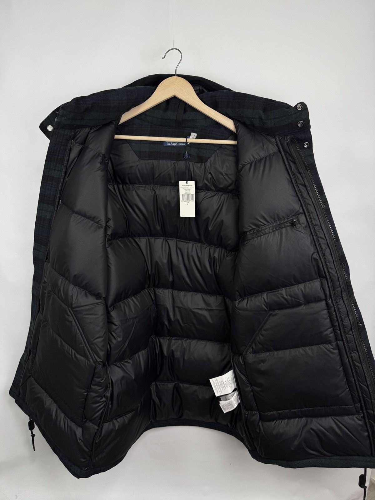 Polo Ralph Lauren 🇺🇸❗️NEW Polo Ralph Lauren Plaid Wool Puffer Down Coat Jacket Size US L / EU 52-54 / 3 - 14 Thumbnail
