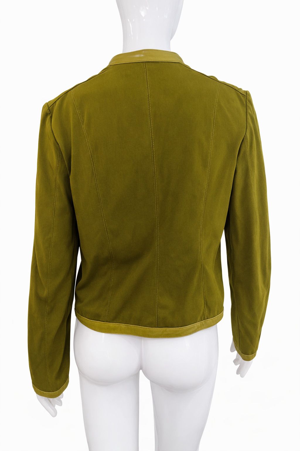 plein sud Plein Sud Paris Olive Military OD Green Trim Jacket - Large Size L / US 10 / IT 46 - 4 Thumbnail