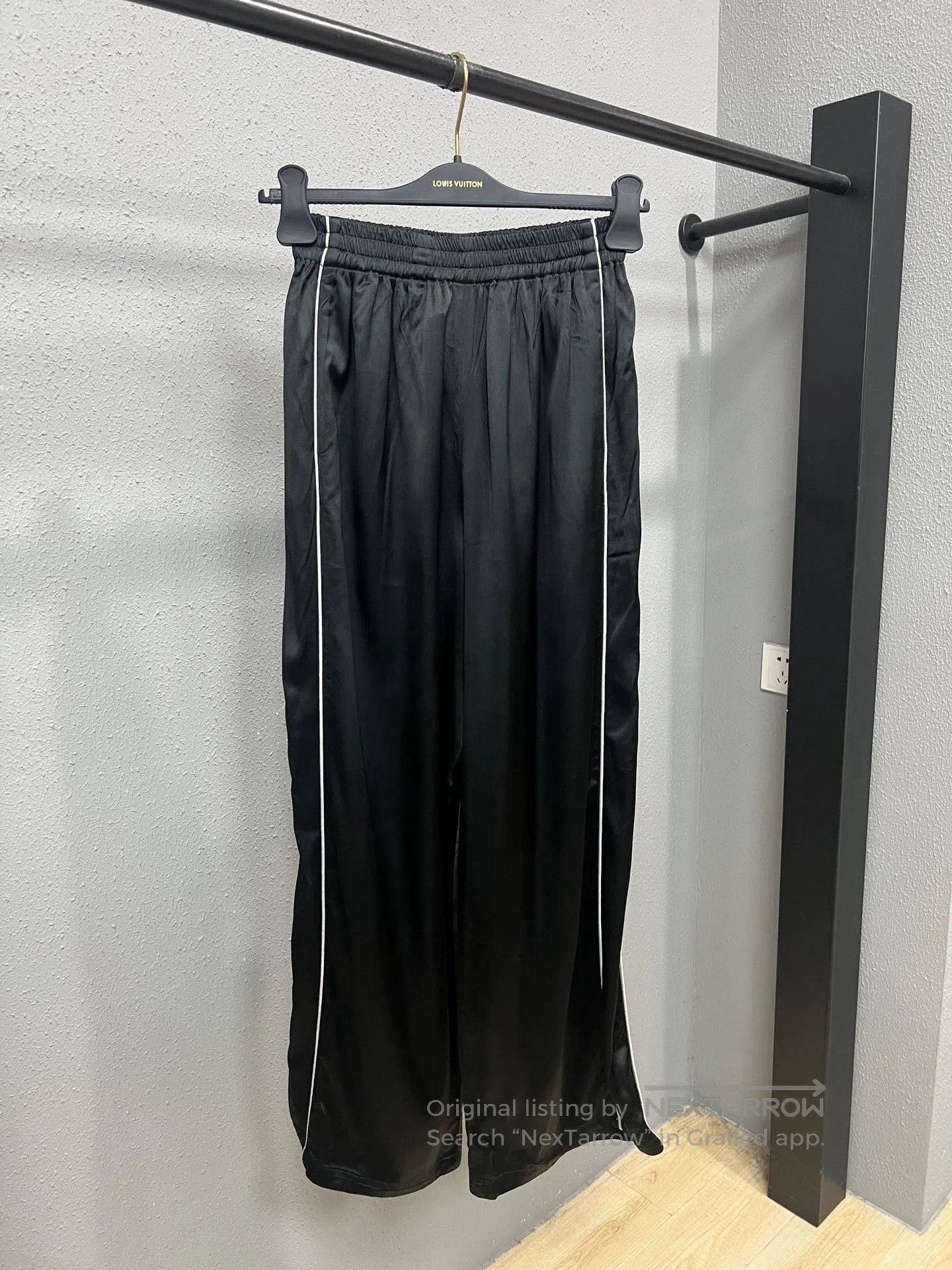 Balenciaga balenciaga black and white stripe pants. Size US 26 / EU 42 - 1 Thumbnail