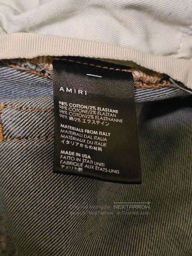 Amiri Amiri Palm Tree Denim Jeans Size US 34 / EU 50 - 8 Thumbnail