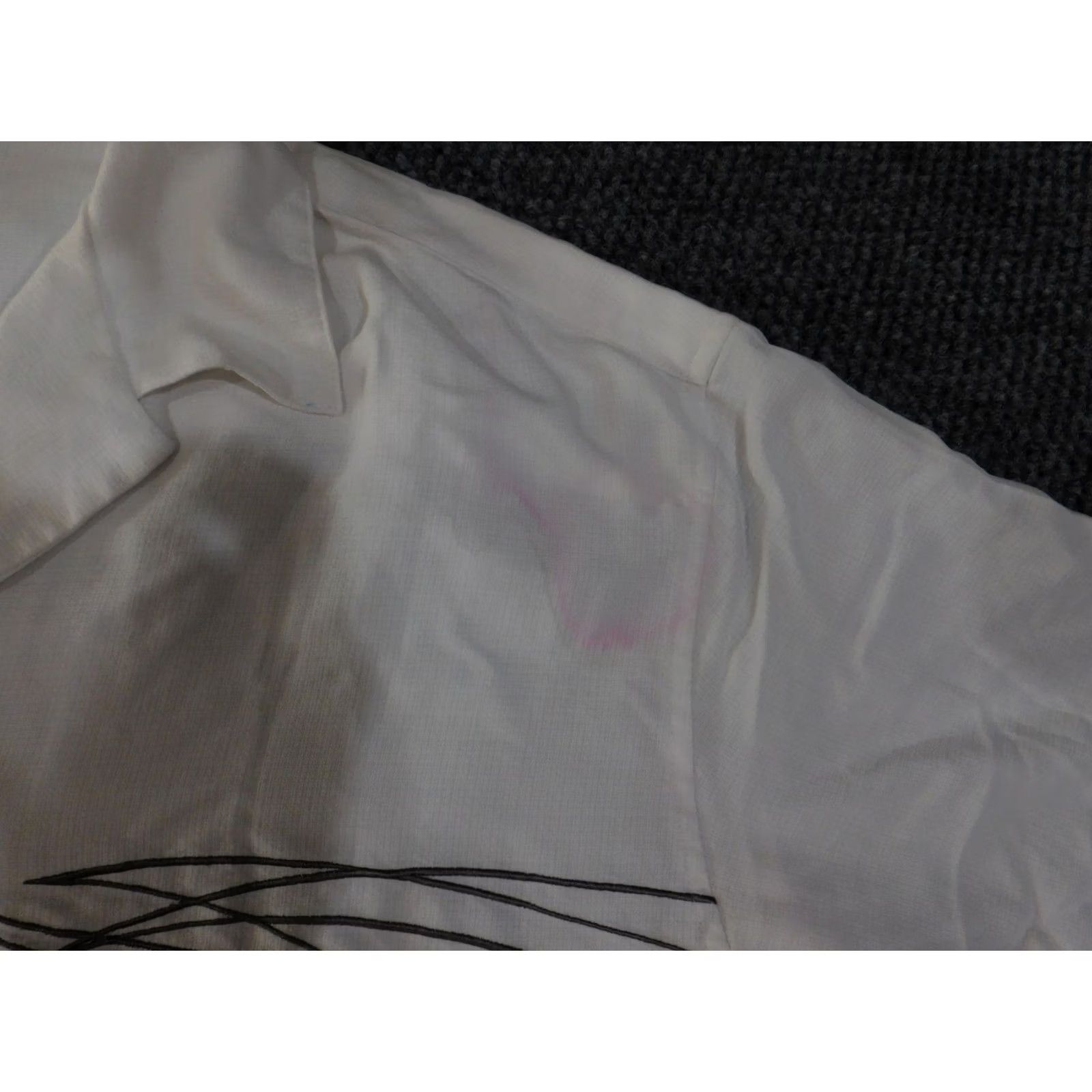 Harley Davidson Harley-Davidson Shirt Mens 2XL White Button-Up Camp Motorcycle Flame Embroidered Size US XXL / EU 58 / 5 - 6 Thumbnail