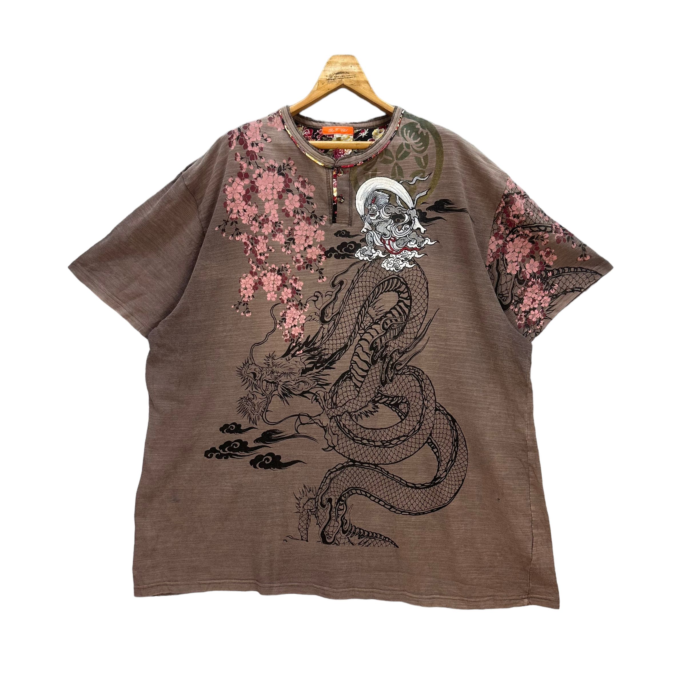 Vintage SUKAJAN BIG SIZE TEES #8522-013 Size US XXL / EU 58 / 5 - 1 Thumbnail
