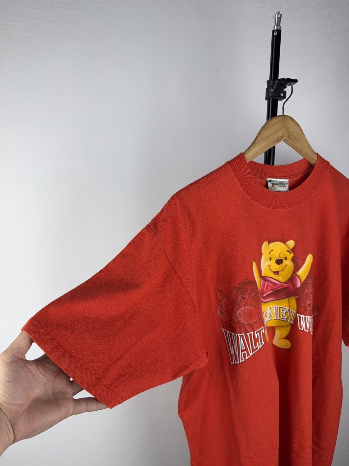 Cartoon Network × Disney × Vintage Vintage 1990s Disney World Winnie the Pooh Big Logo T-Shirt Size US XL / EU 56 / 4 - 3 Thumbnail