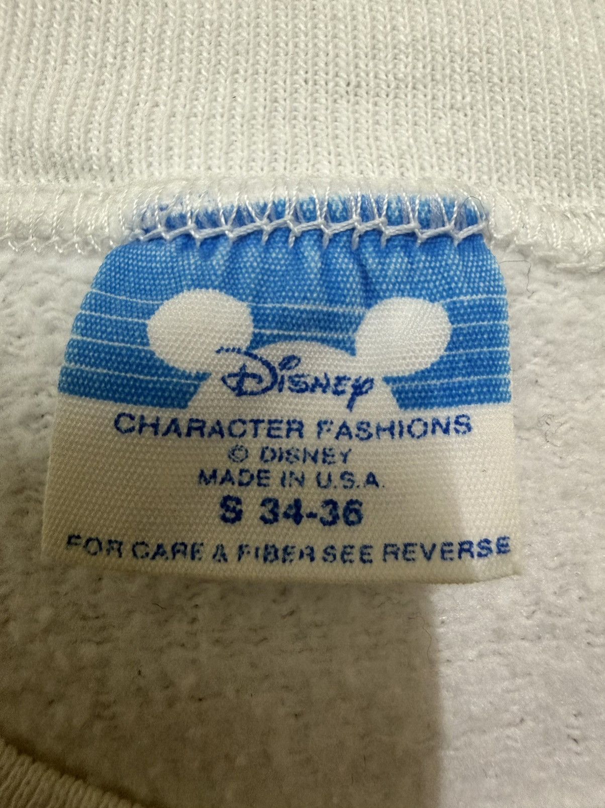 Disney Vintage 1980s White Disney Minnie Mouse Sweatshirt Size S / US 4 / IT 40 - 7 Thumbnail