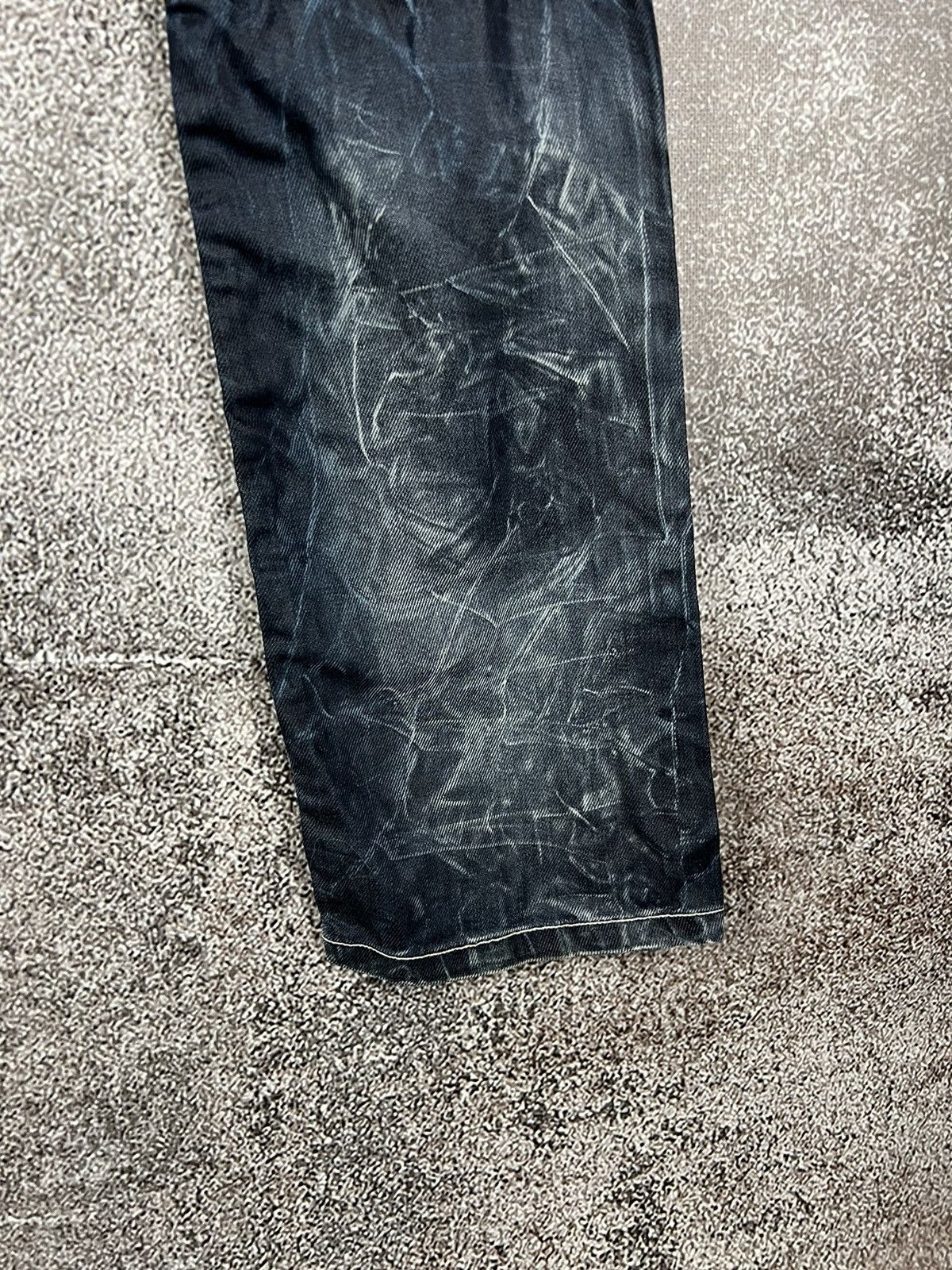 Japanese Brand Bar Magic of Denim Distressed multipocket men’s denim pants Size US 31 - 14 Thumbnail
