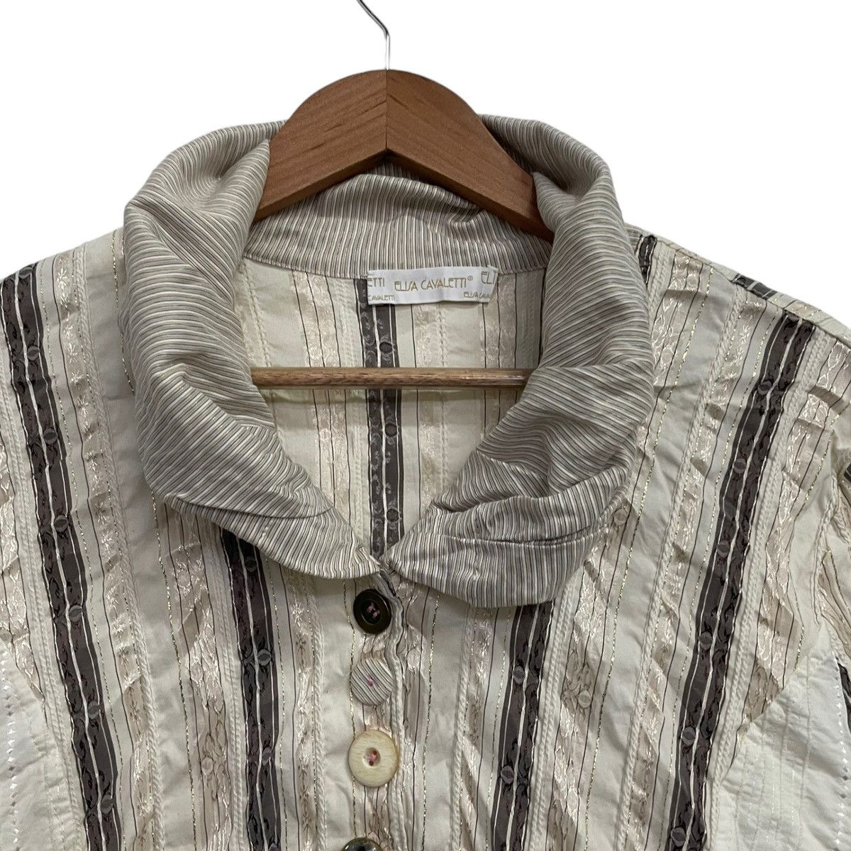 Japanese Brand × Marithe + Francois Girbaud Elisa cavaletti victorian shirt Size M / US 6-8 / IT 42-44 - 2 Thumbnail