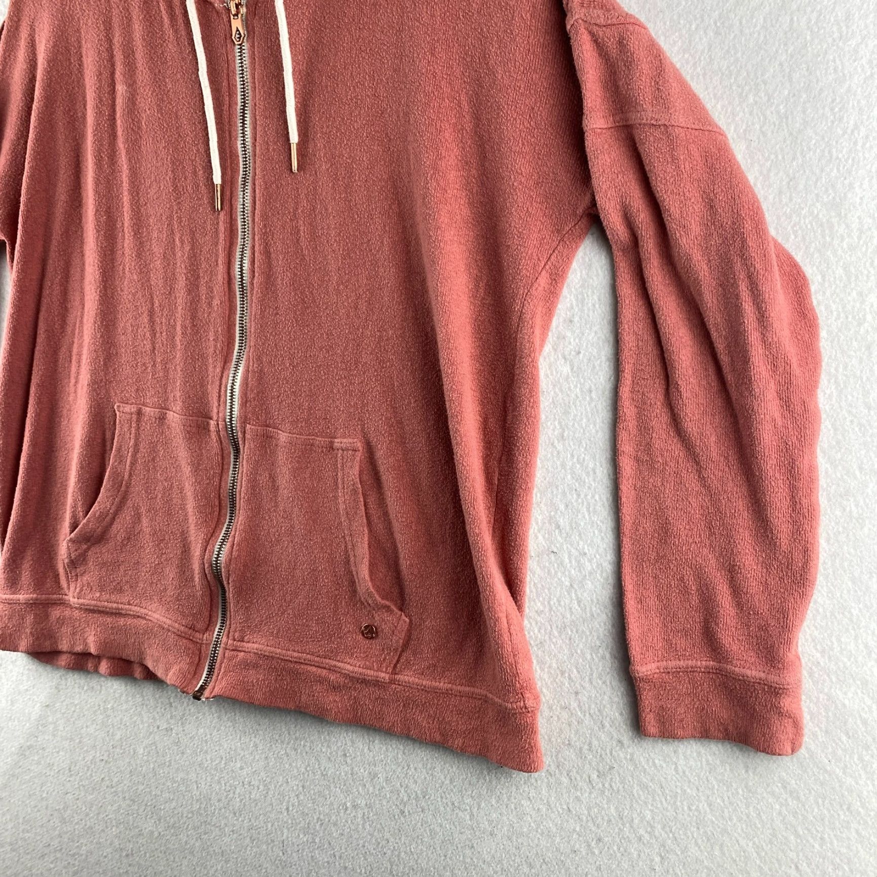Volcom Volcom Hoodie Women's S Red Full Zip Hooded Pockets Fleece Long Sleeve Casual Shirt Size S / US 4 / IT 40 - 5 Thumbnail