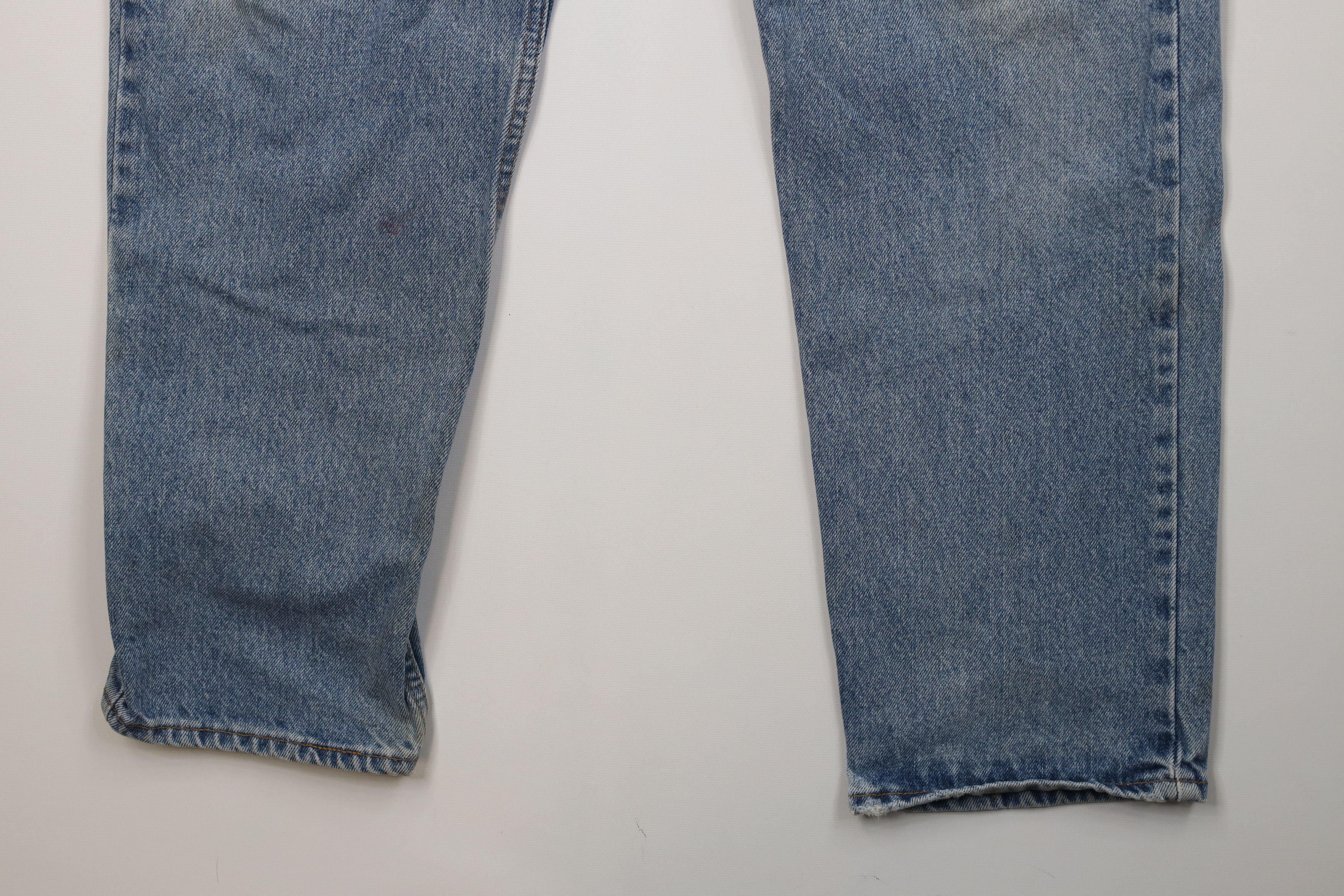 Levi's Vintage 90s Levis 550 Relaxed Fit Denim Jeans Blue USA Size US 34 / EU 50 - 5 Thumbnail