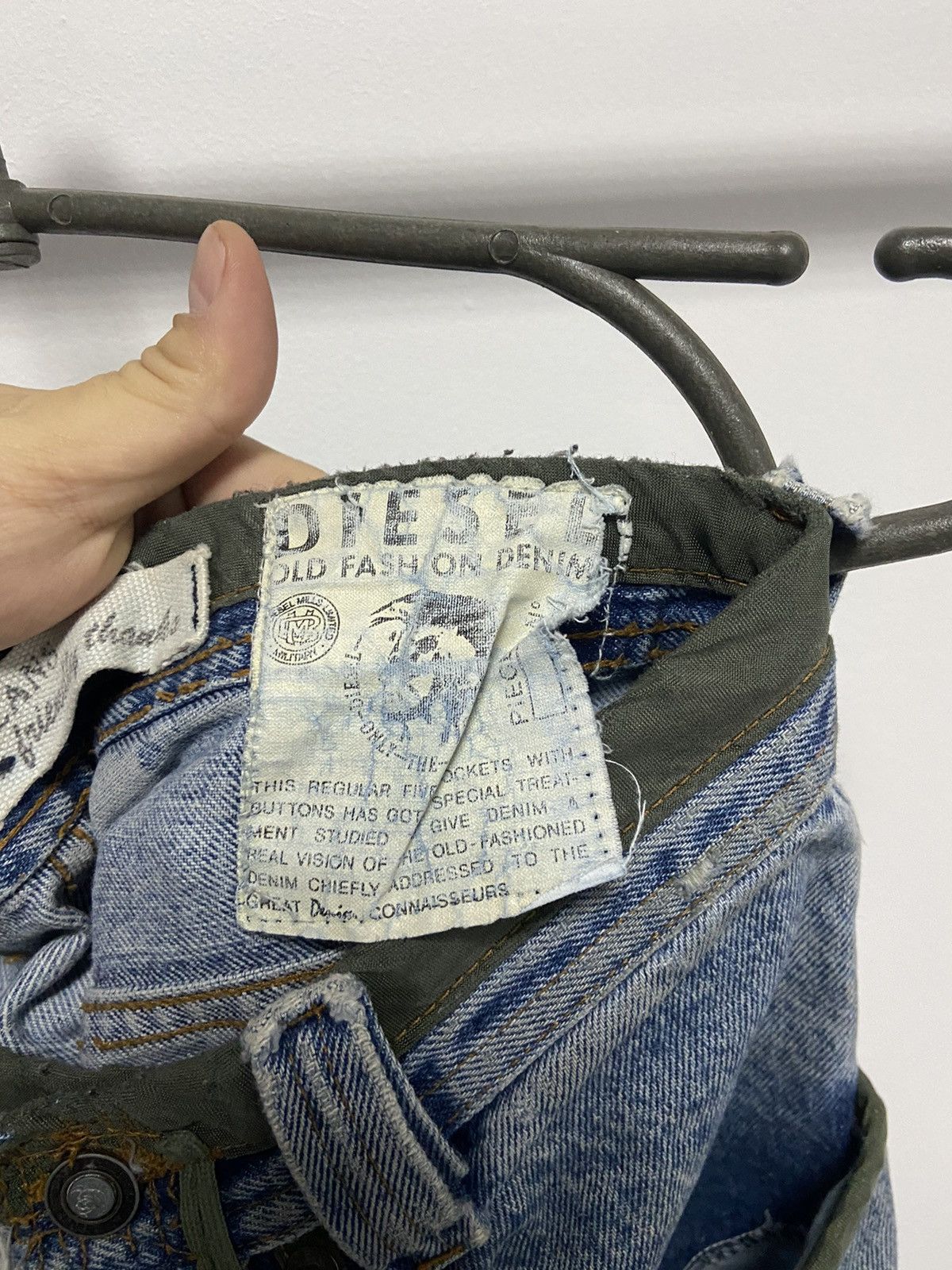 Diesel × Vintage Diesel "second hand" denim pants jeans vintage style skate Size US 29 - 5 Thumbnail