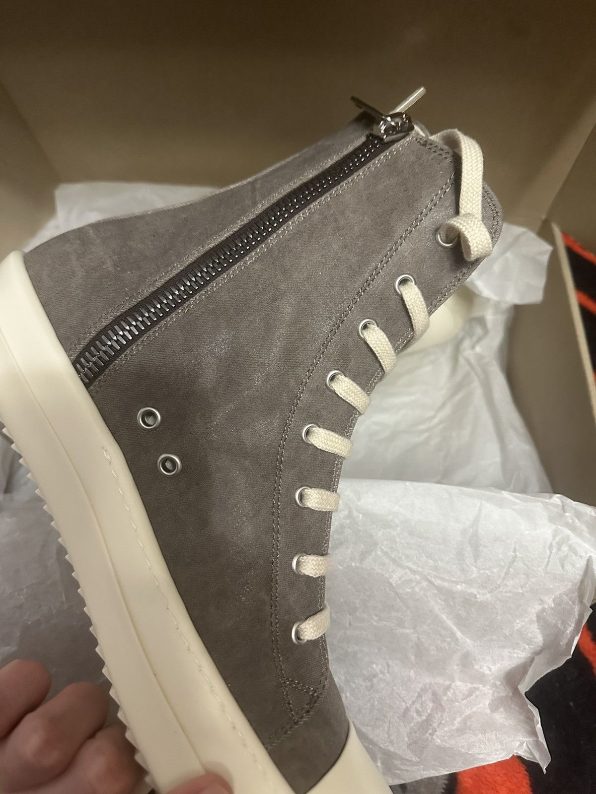 Rick Owens Drkshdw Rick Owens DRKSHDW 43.5 Dust Size US 10 / EU 43 - 4 Thumbnail