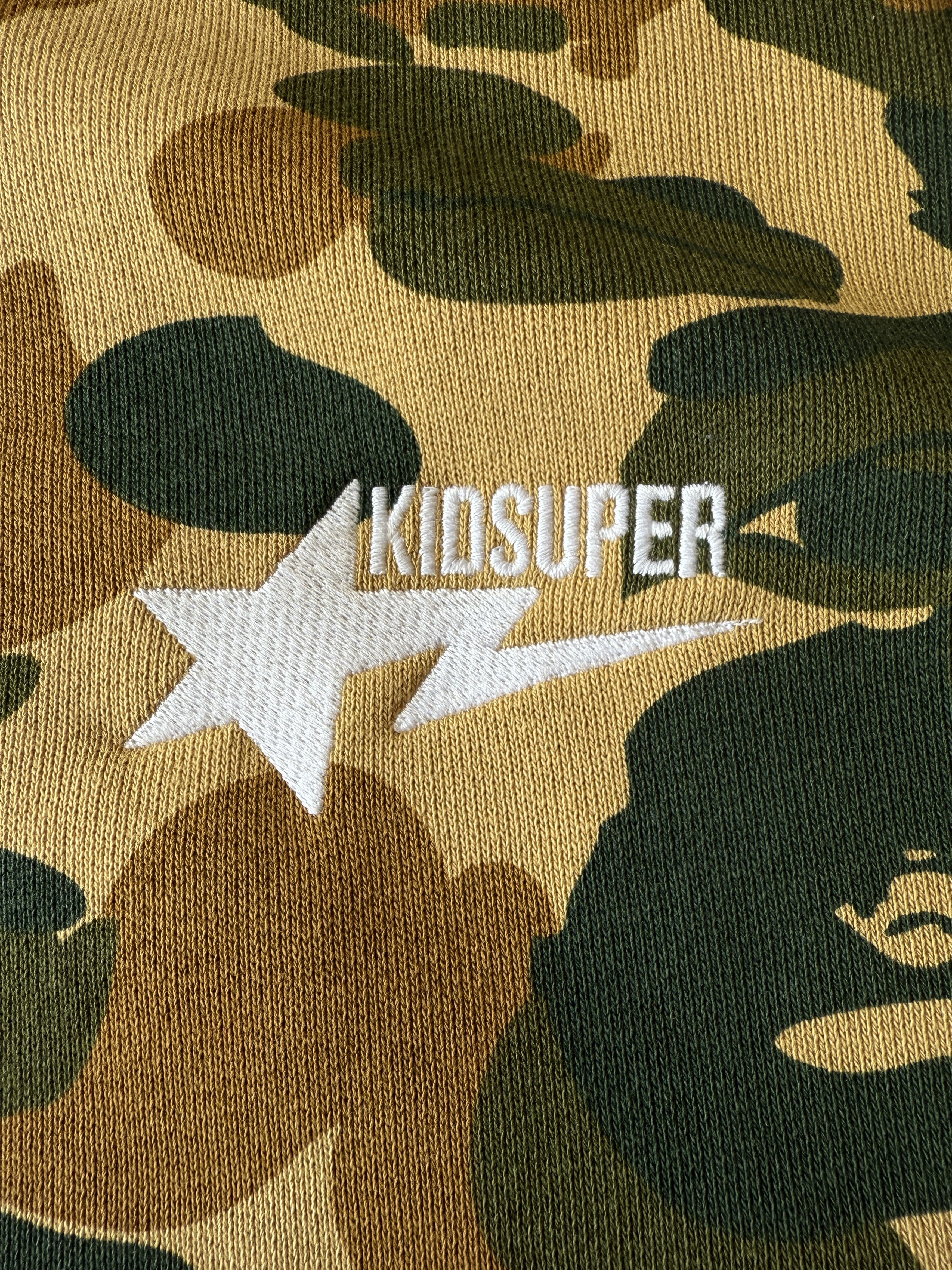 Bape × KidSuper BAPE X KIDSUPER CAMO SHARK FULL ZIP HOODIE Size US M / EU 48-50 / 2 - 11 Thumbnail