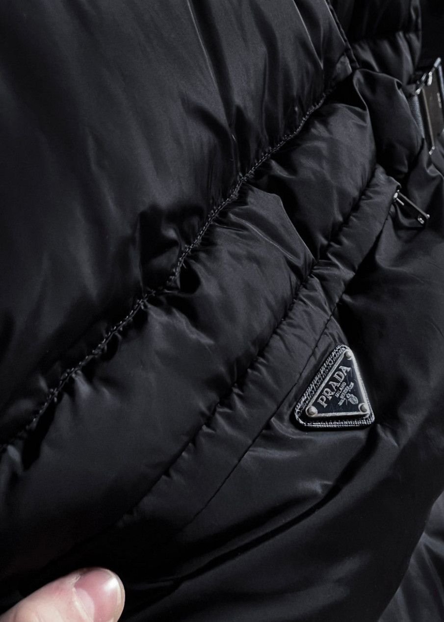Prada Prada 2019 Black Re-Nylon Belted Down Jacket Size XS / US 0-2 / IT 36-38 - 6 Thumbnail