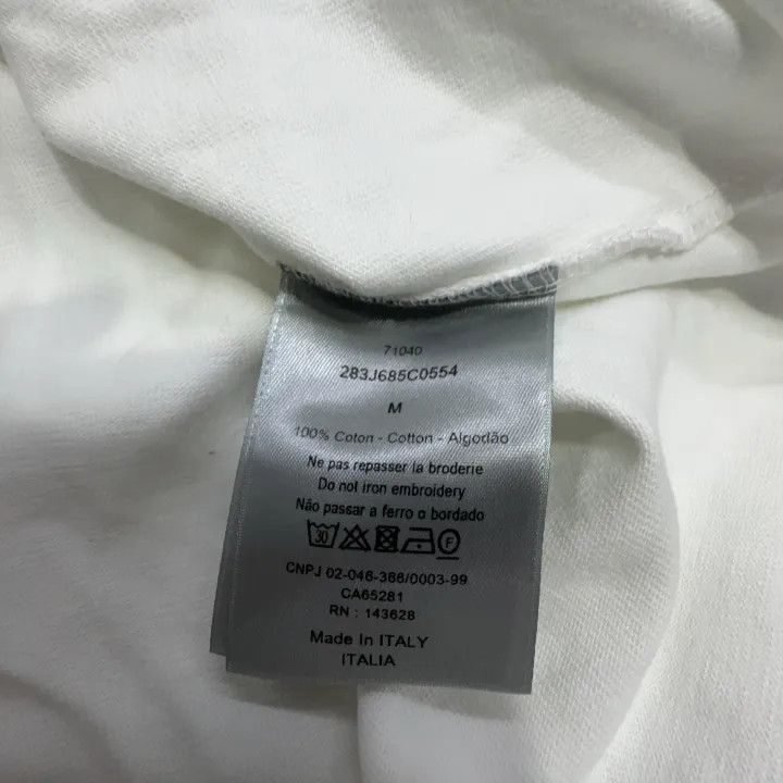 Dior Dior Dior x Travis Scott White Graphic T-Shirt 0079-2507 Size US M / EU 48-50 / 2 - 7 Thumbnail